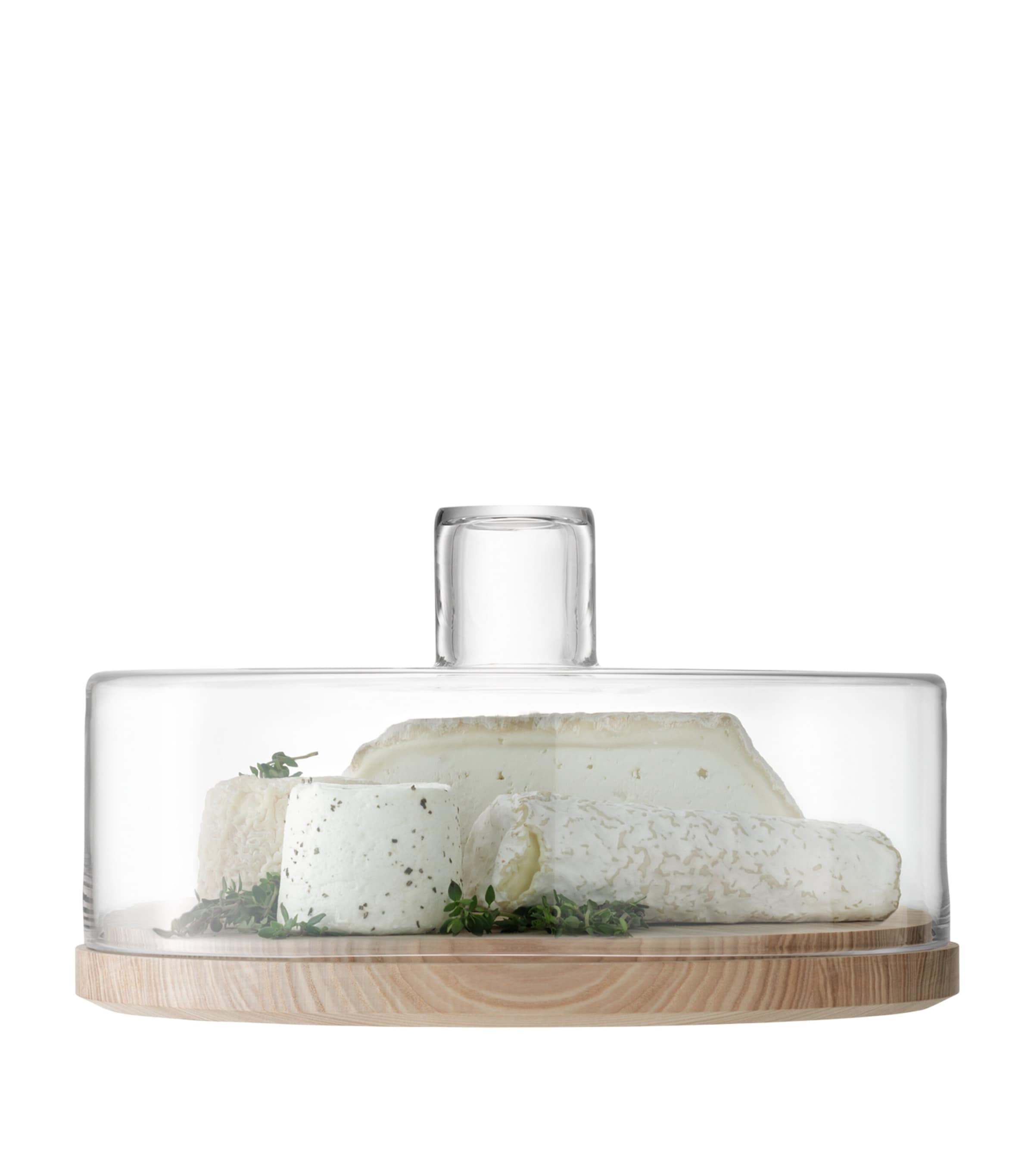 Lotta Cheese Dome with Base CLEAR Image 2