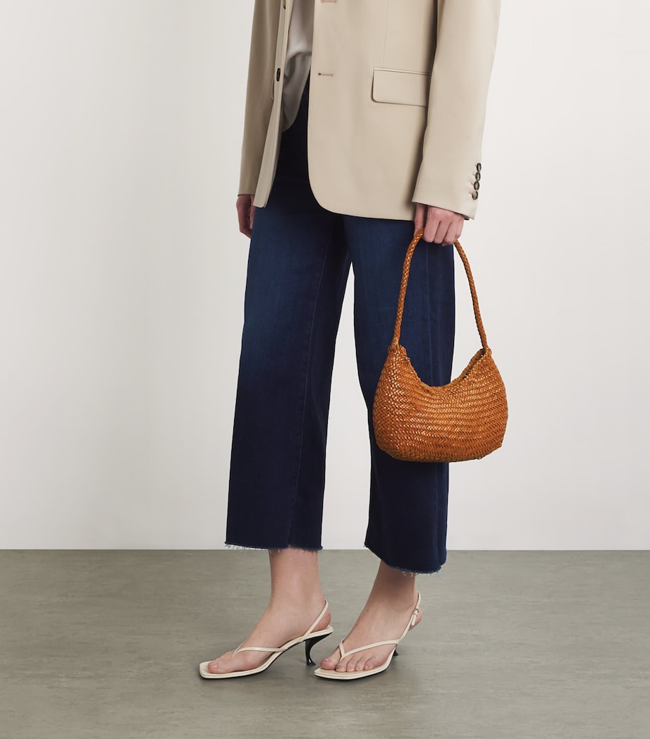 Leather Nova Luna Shoulder Bag TAN Image 2