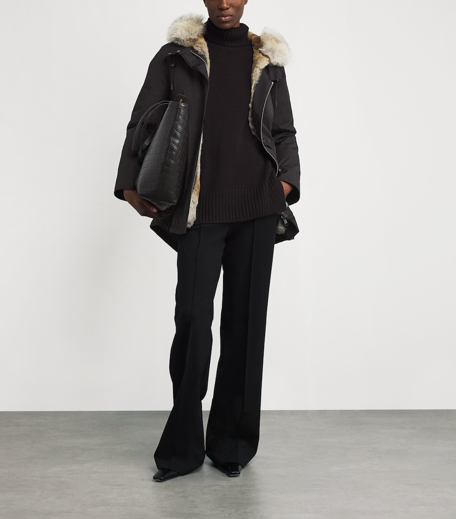 Down-Coyote-Rabbit Parka Jacket (72cm) B2192 Image 2