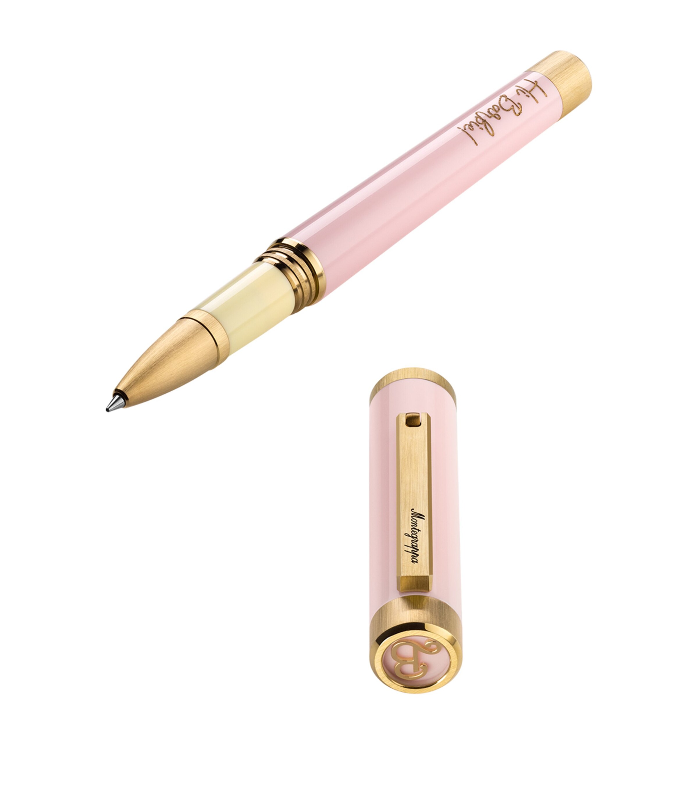 Barbie Rollerball Pen PINK/GOLD Image 3