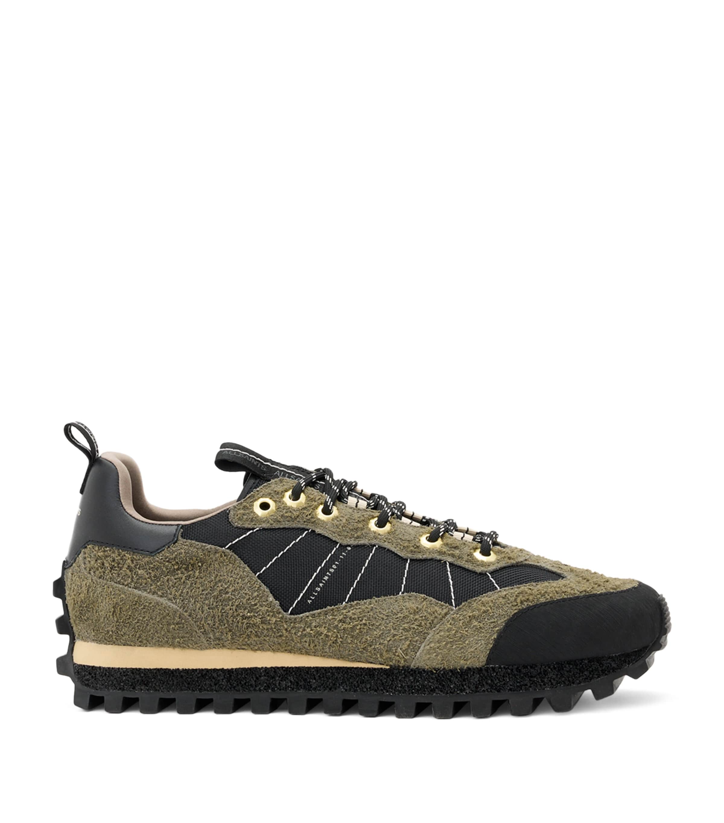 Suede Nevis Sneakers KHAKI GREEN/BLACK Image 1