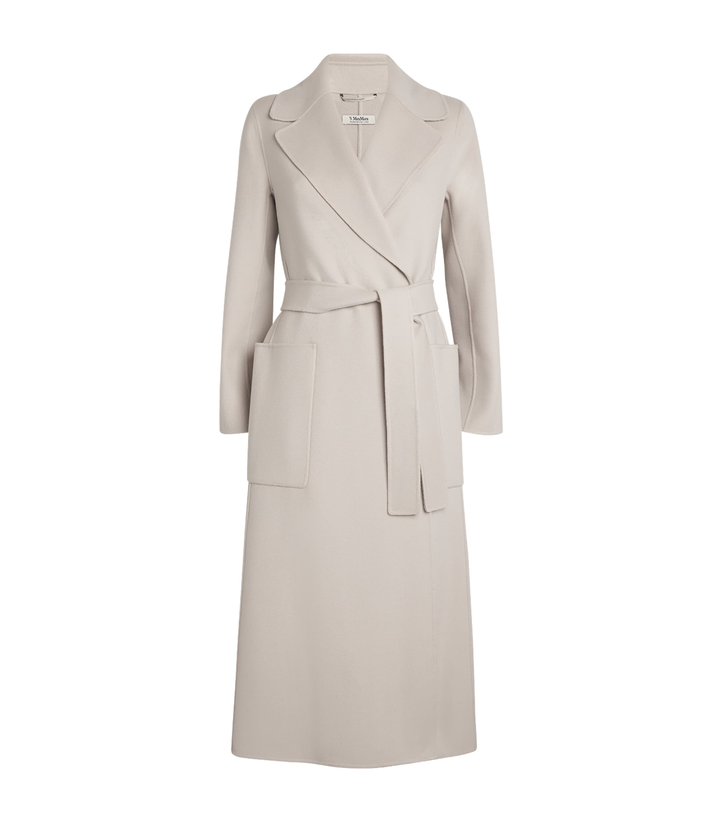 Max Mara Pepaia Wool-cashmere Coat In Grey