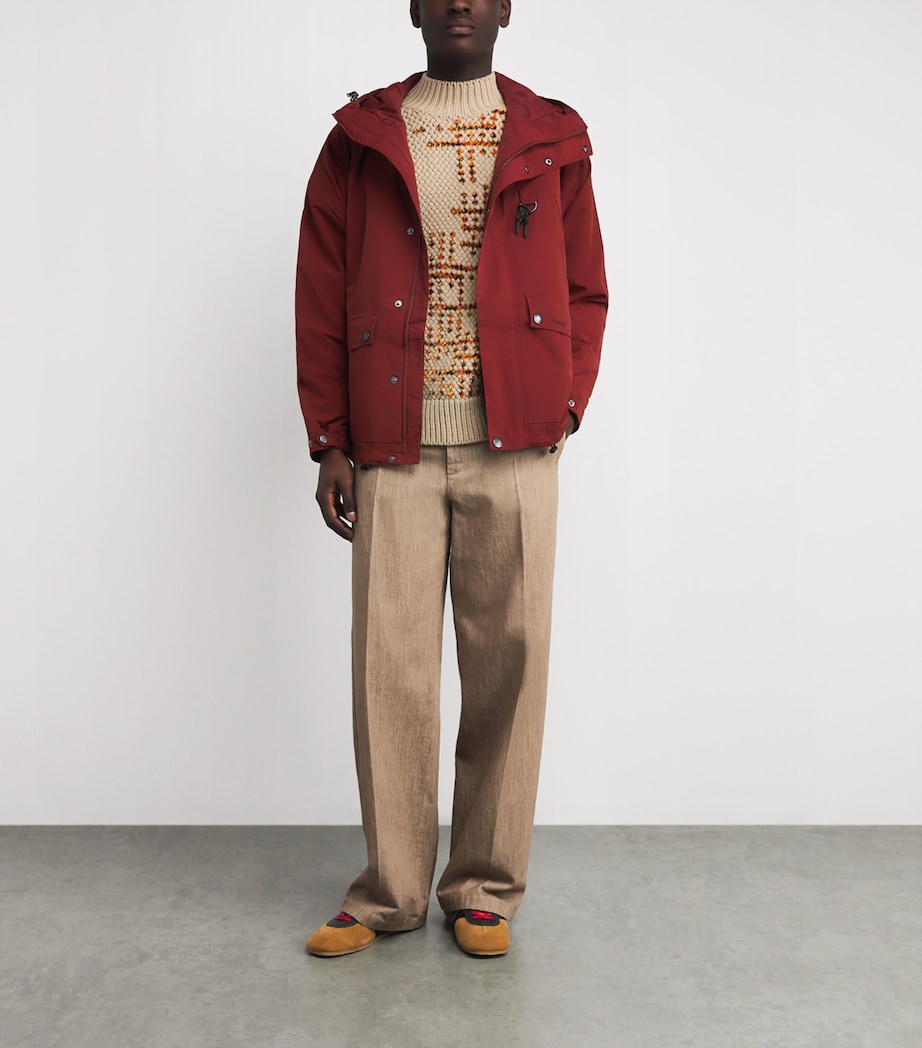 Showerproof Rig Jacket RE72 FIRED BRICK Image 2