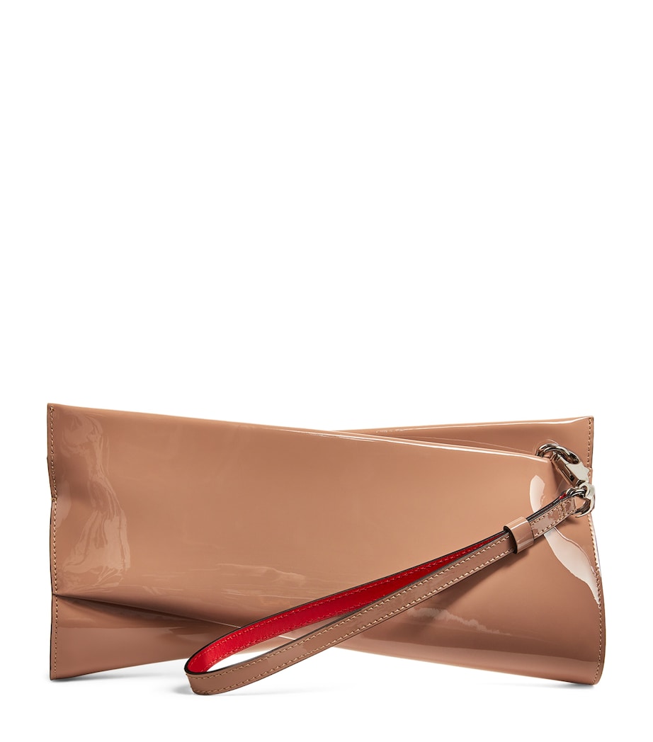 Loubitwist Small Patent Leather Clutch Bag PK1A Image 1