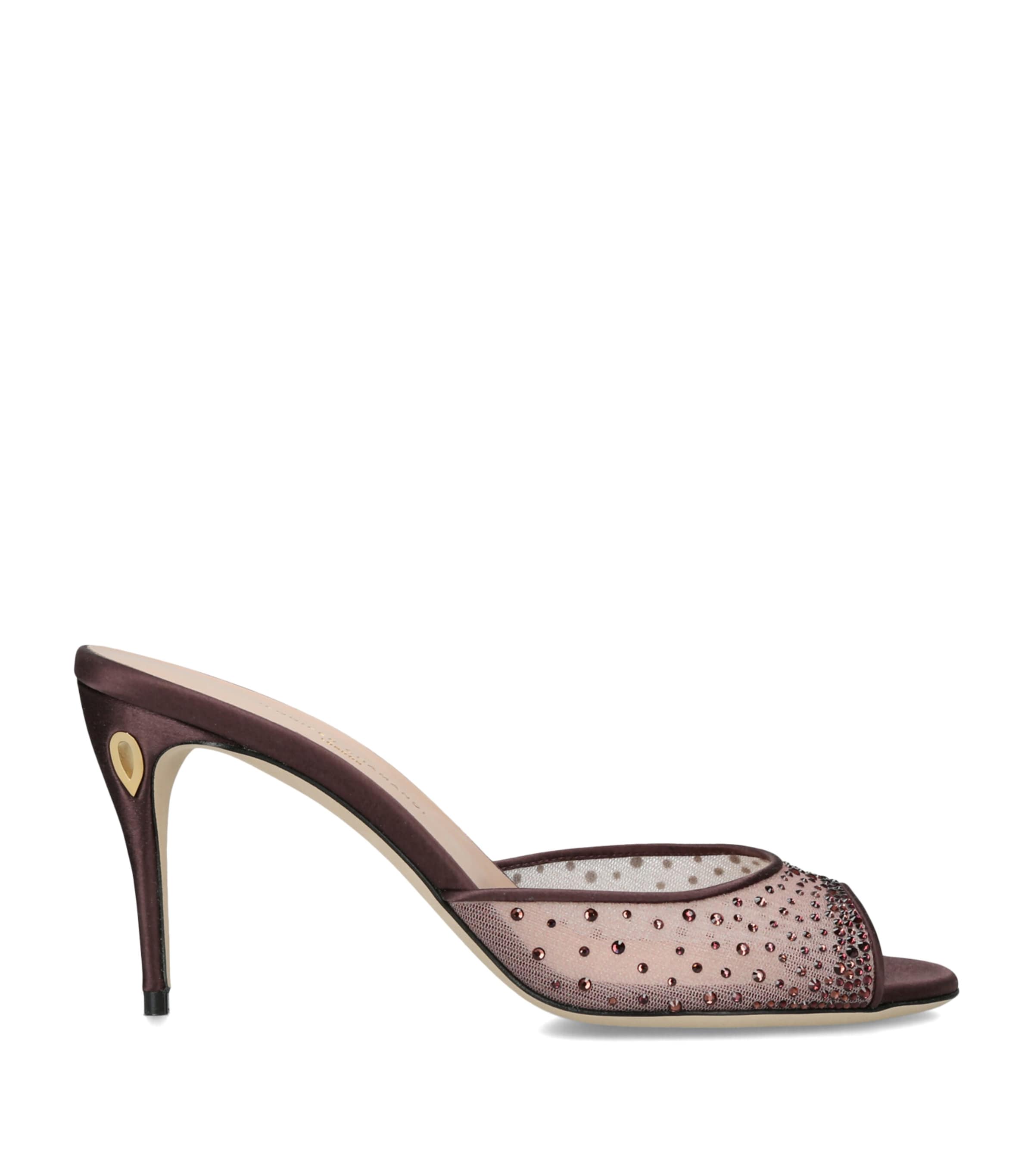 Jennifer Chamandi Lace Guido Mules 85 Purple Image 1