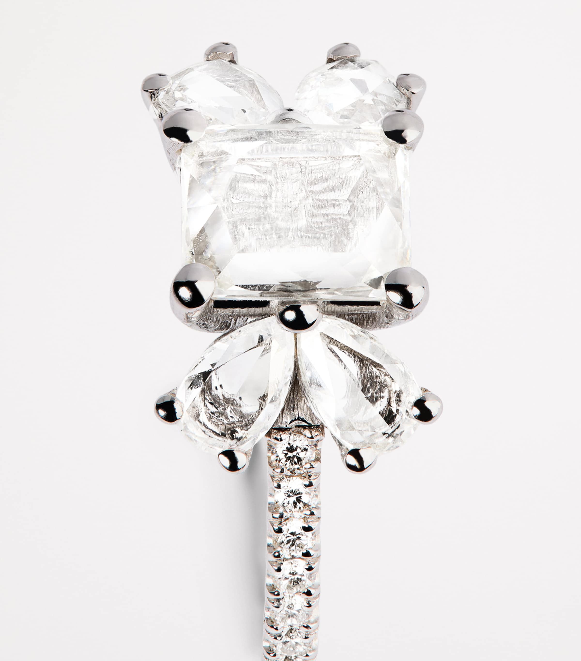 Suzanne Kalan White Gold and Diamond One of a Kind Butterfly Ring Wg/wd Image 5