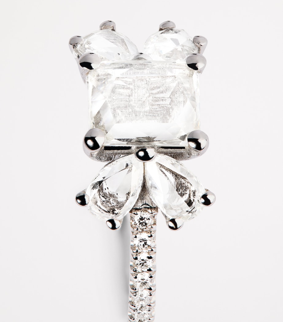 Suzanne Kalan White Gold and Diamond One of a Kind Butterfly Ring Wg/wd Image 5