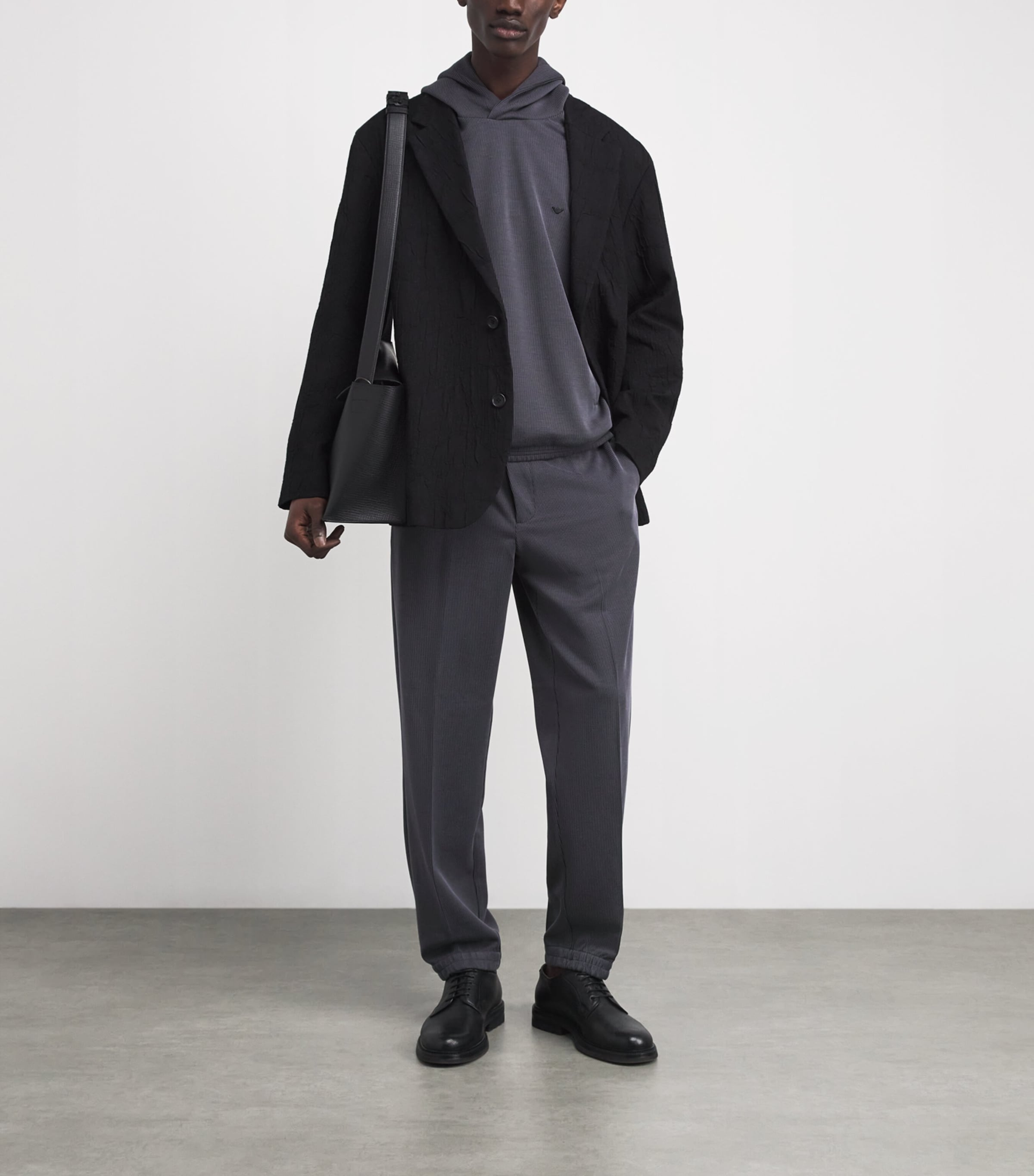 Stripe Logo Hoodie U8136 Image 2