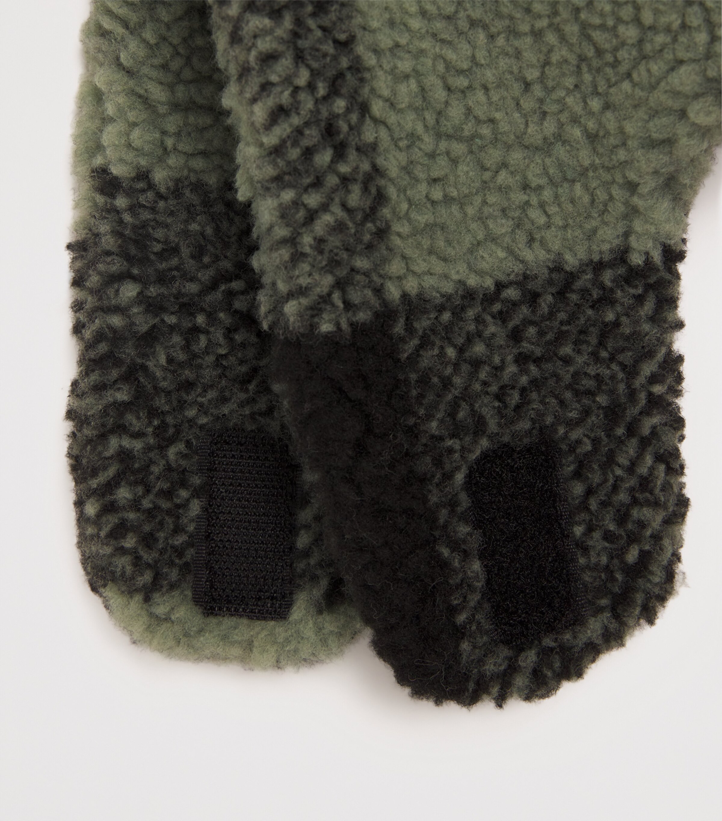 Sherpa Fleece Check Hat 760NEVERDE/NERO Image 4