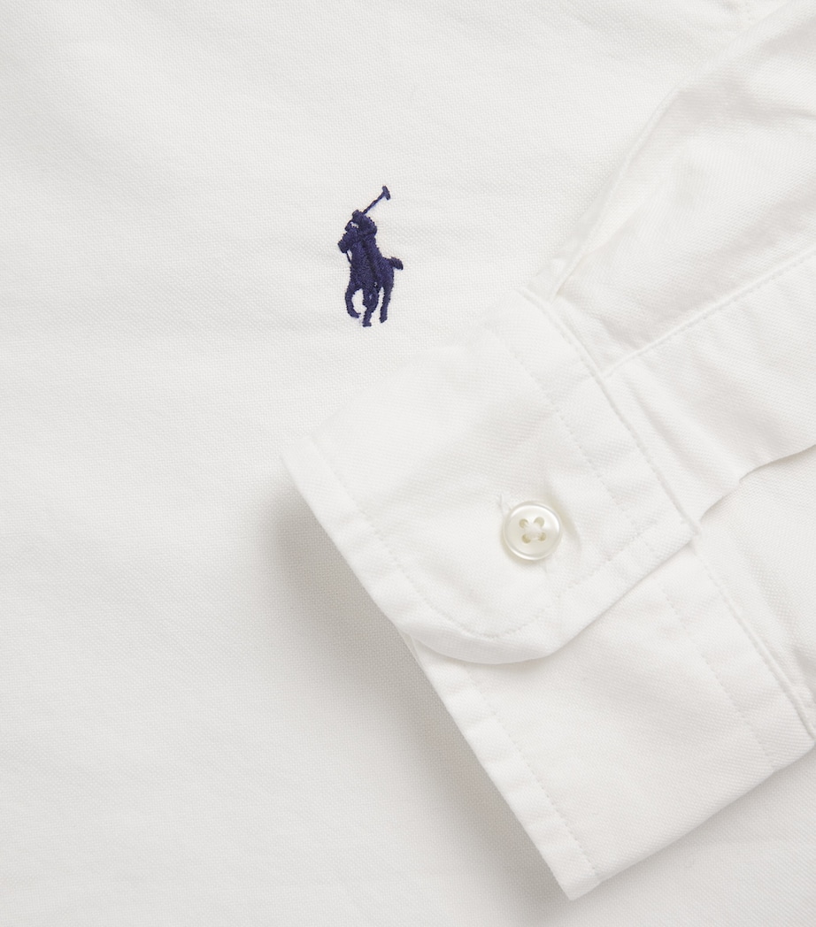 Polo Ralph Lauren Mens Cotton Polo Pony Shirt White Image 5