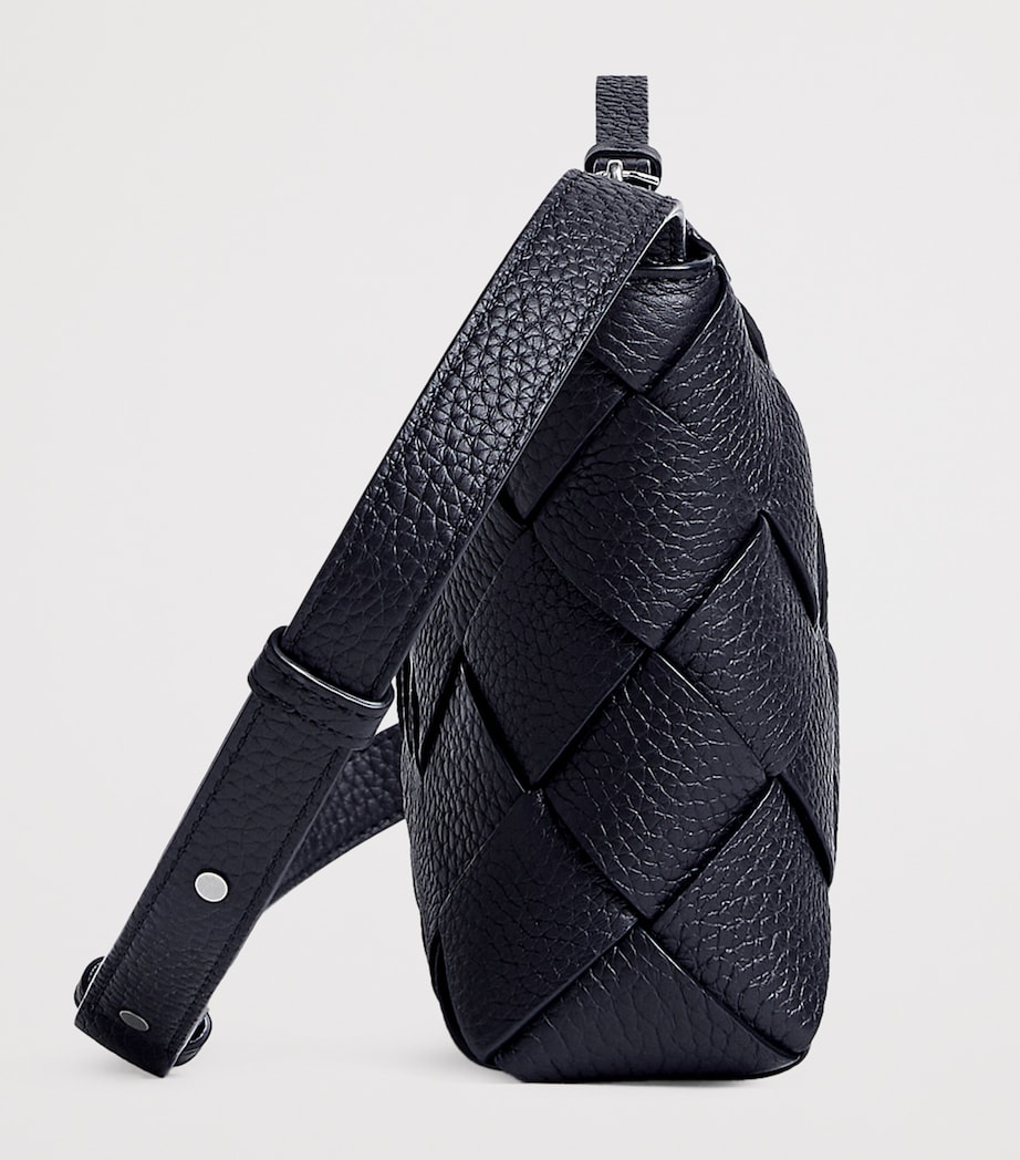 Leather Diago Cross-Body Bag 4182 Image 3