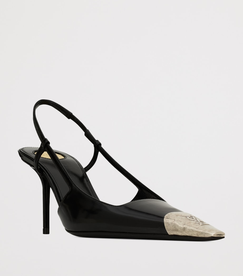 Leather Jeanne Slingback Pumps 75 1000 Image 4