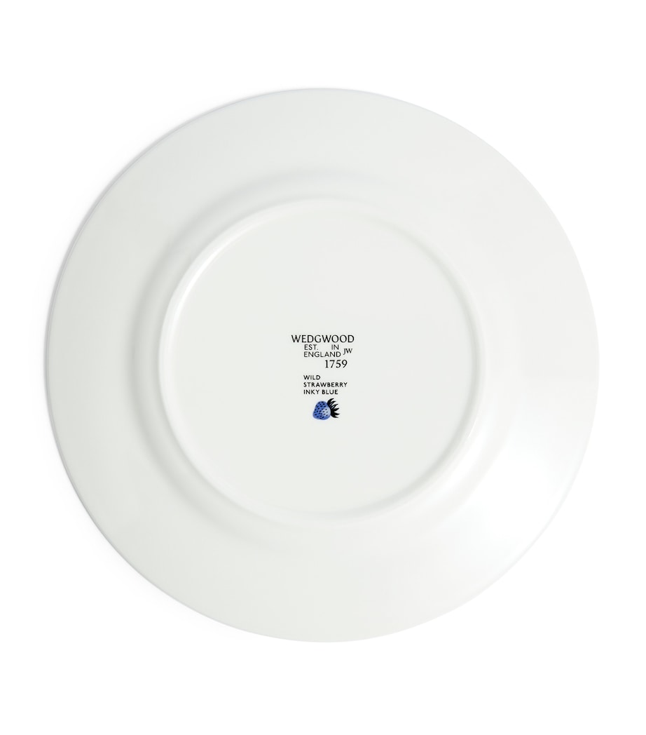 Wild Strawberry Inky Blue Plate (20.5cm) MULTI Image 5