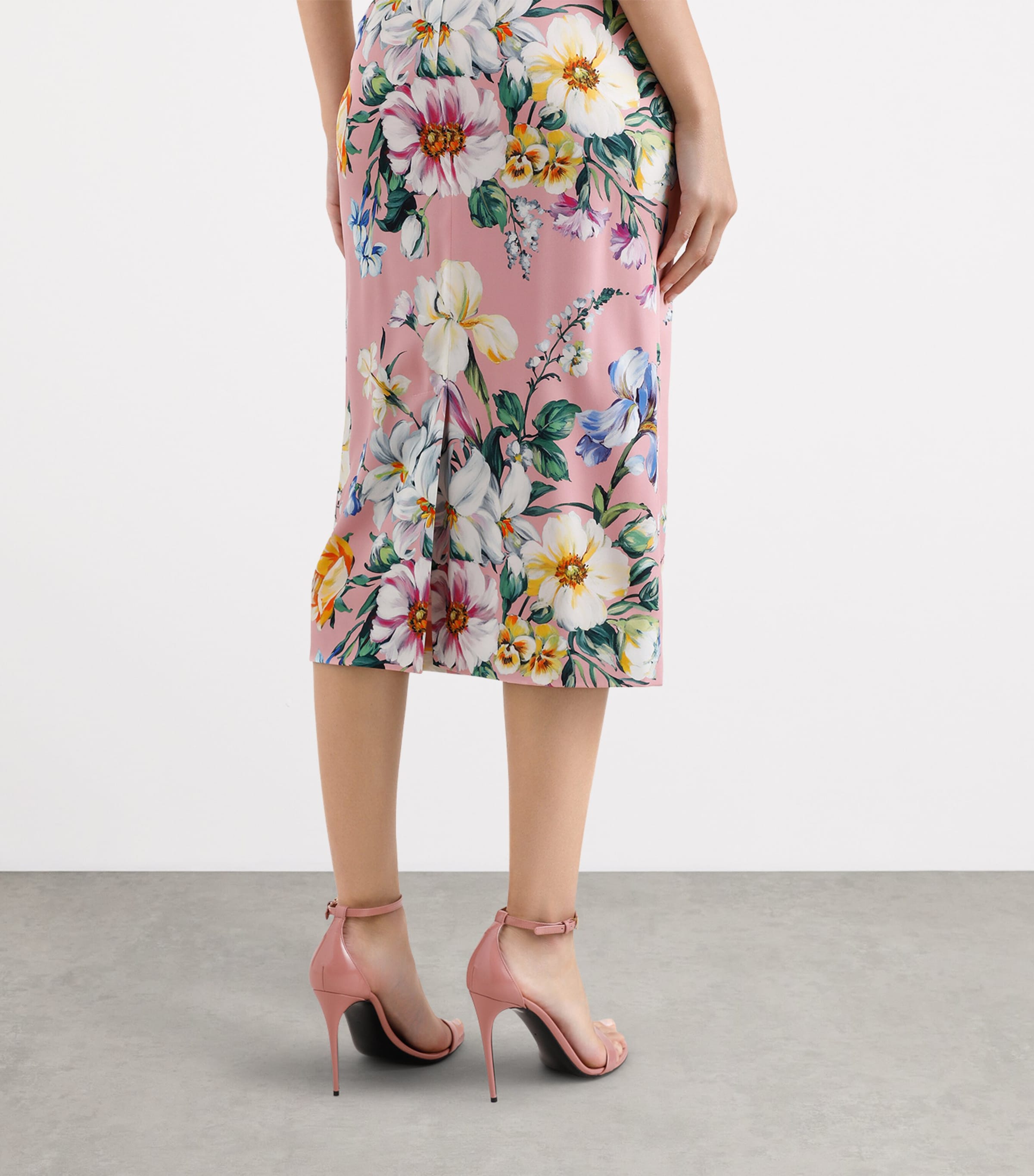 Floral Midi Skirt HF5JC-MIX ROSA Image 4