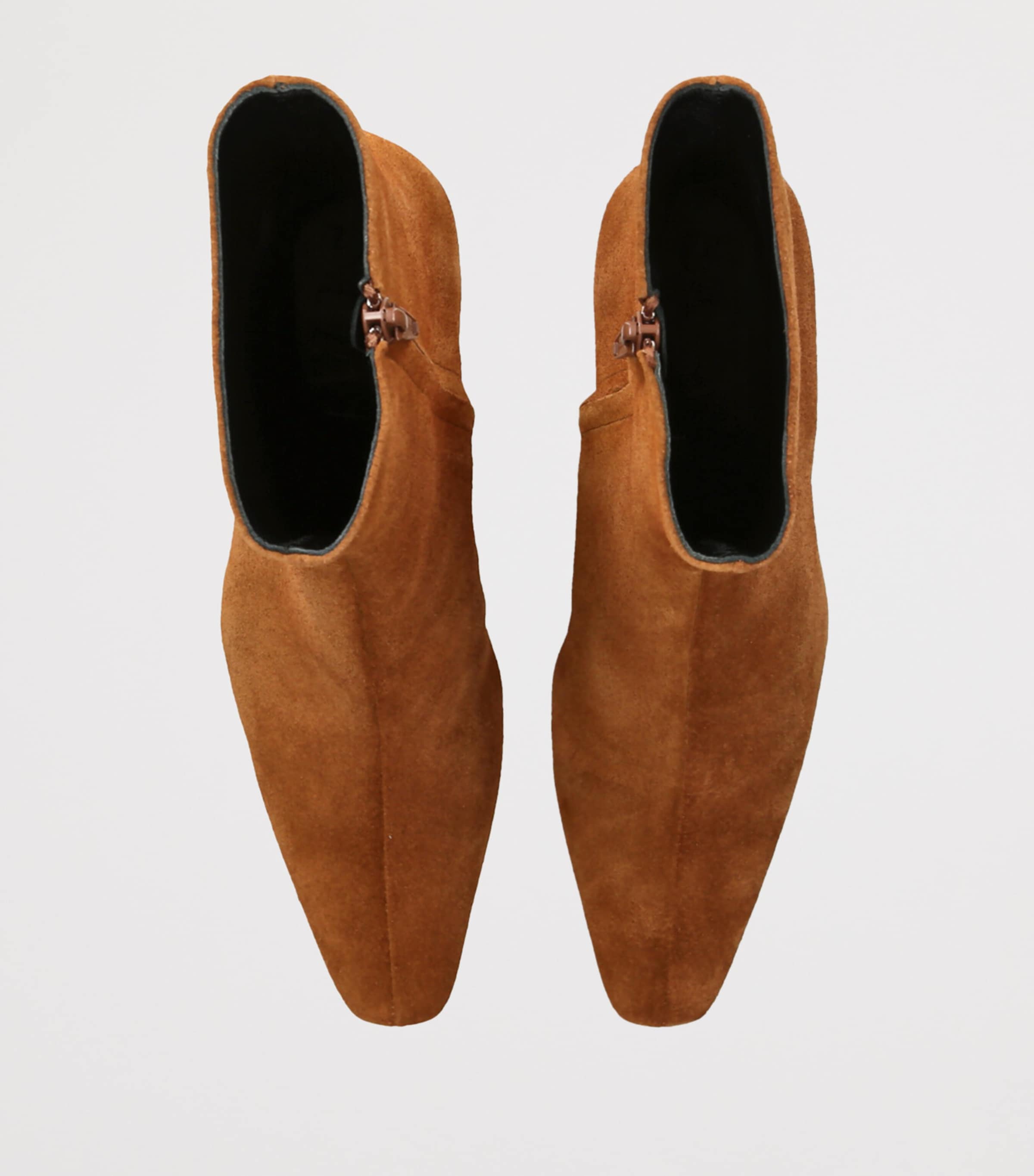 Suede Wally Ankle Boots 55 TAN Image 4