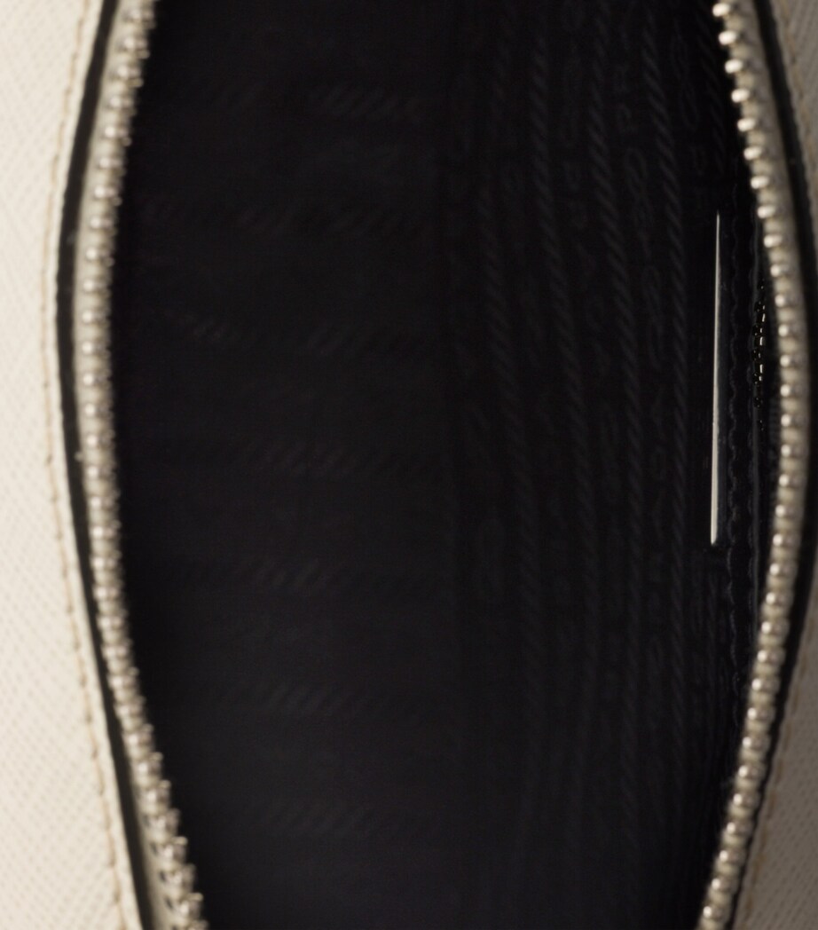 Prada Leather Cross-Body Bag Neutral Image 5
