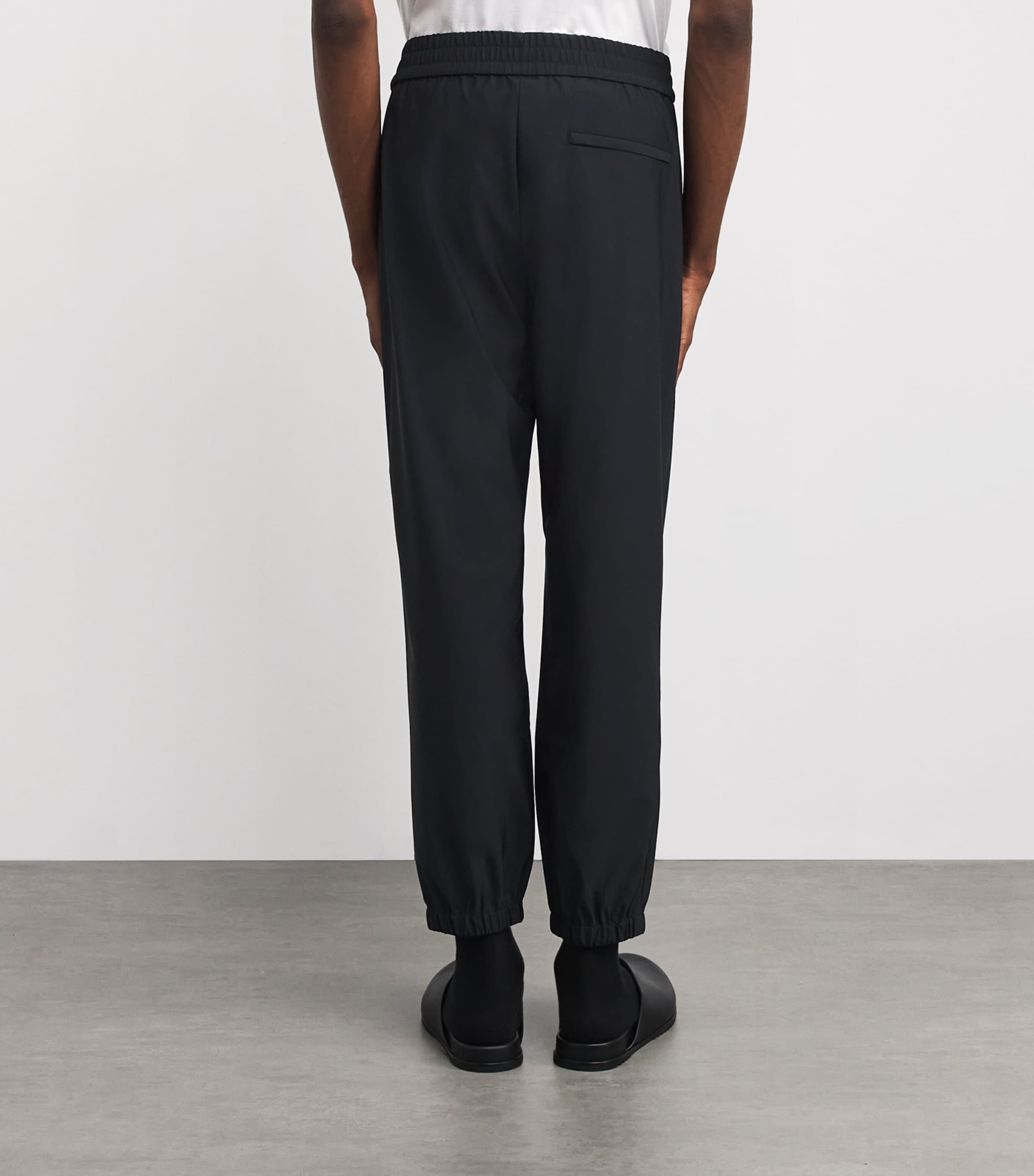 Cuffed Logo Trackpants BLACK - 292 Image 4