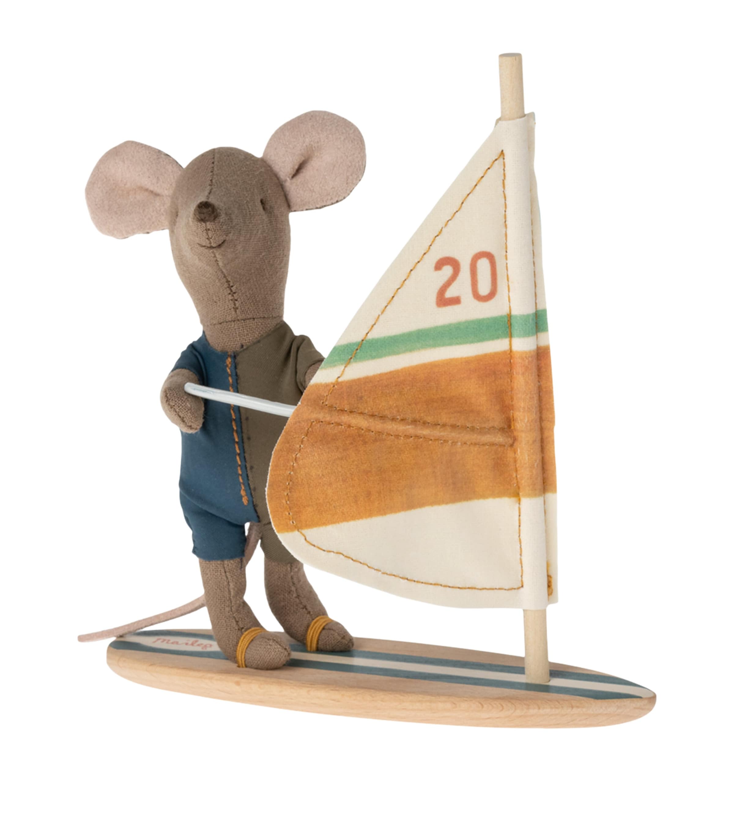 Maileg Little Brother Surfer Mouse (14cm) Image 1