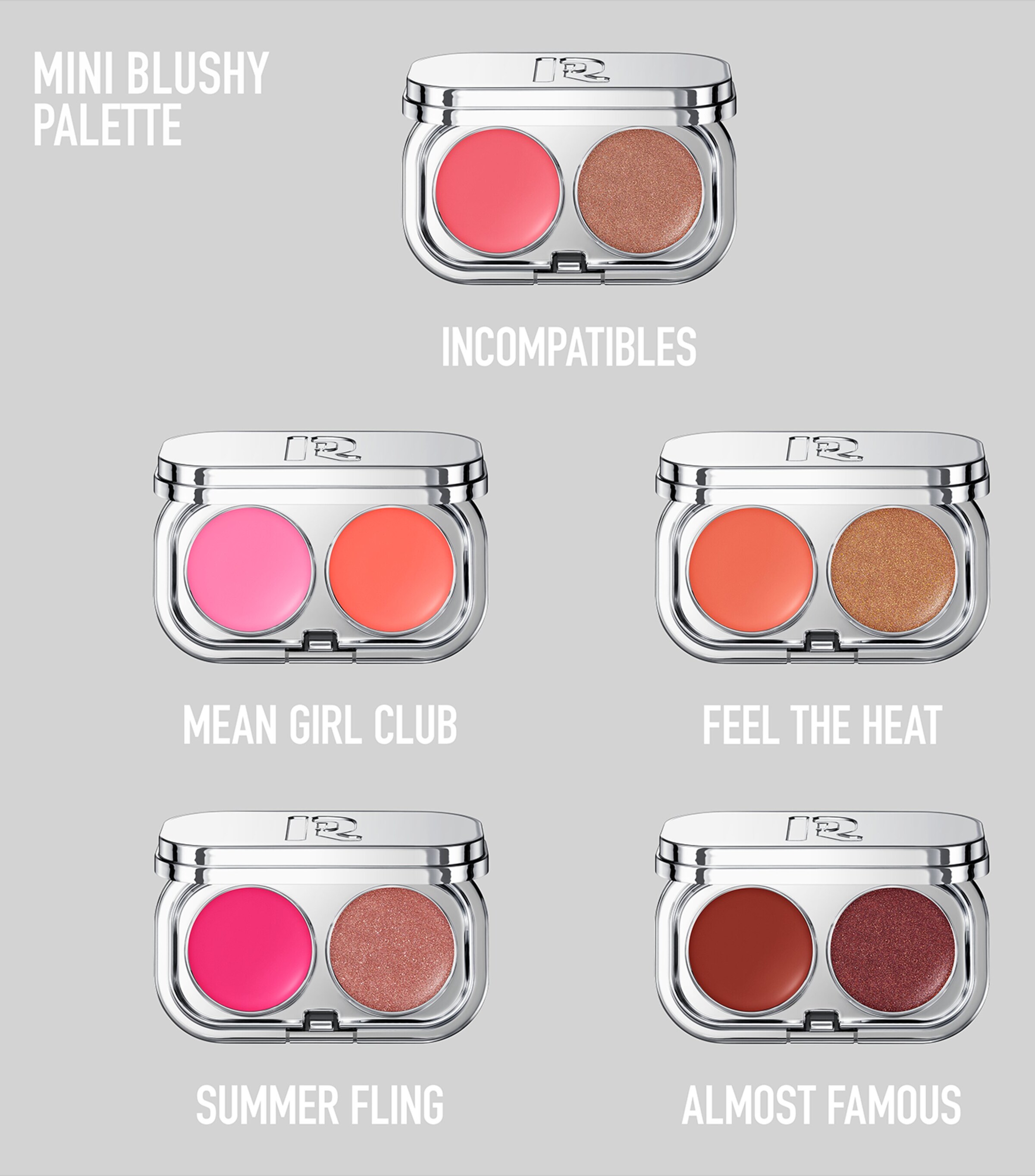 Rabanne Mini Blushy Palette Balm-to-Skin Tinted Blush Incompatibles Image 4