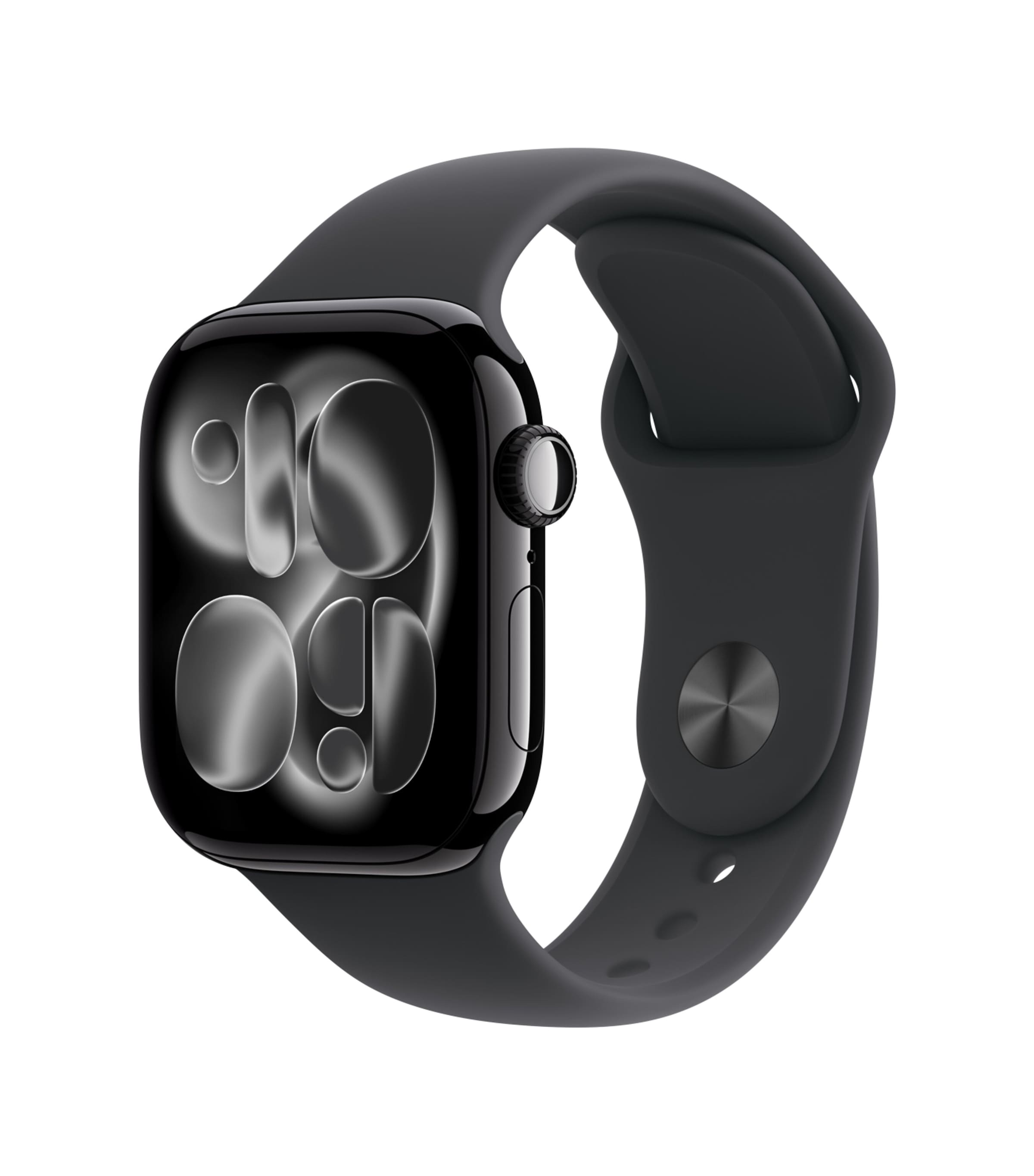 Apple Watch Series 11 - Jet Black Aluminium with Sport Band, 42mm, Small/Medium JET BLACK Image 1