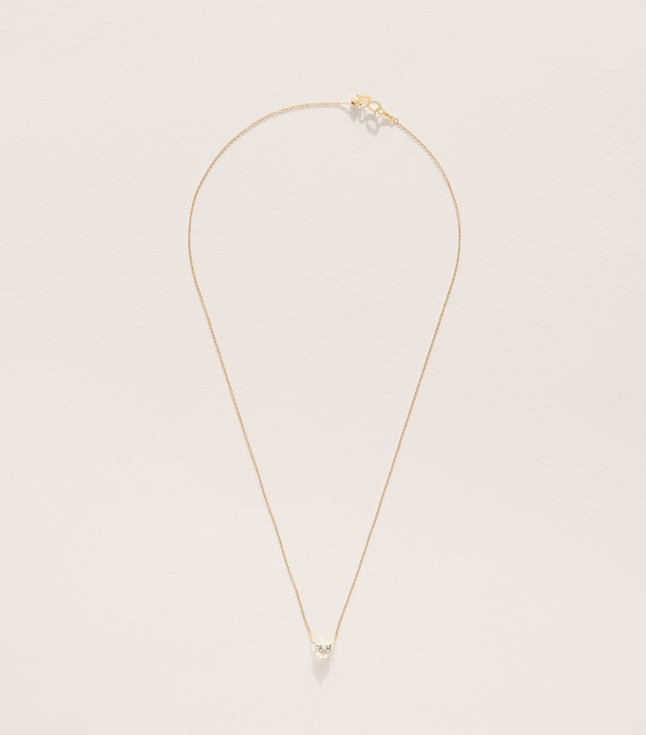 Persée Yellow Gold and Heart Diamond Necklace Yellow Gold Image 3