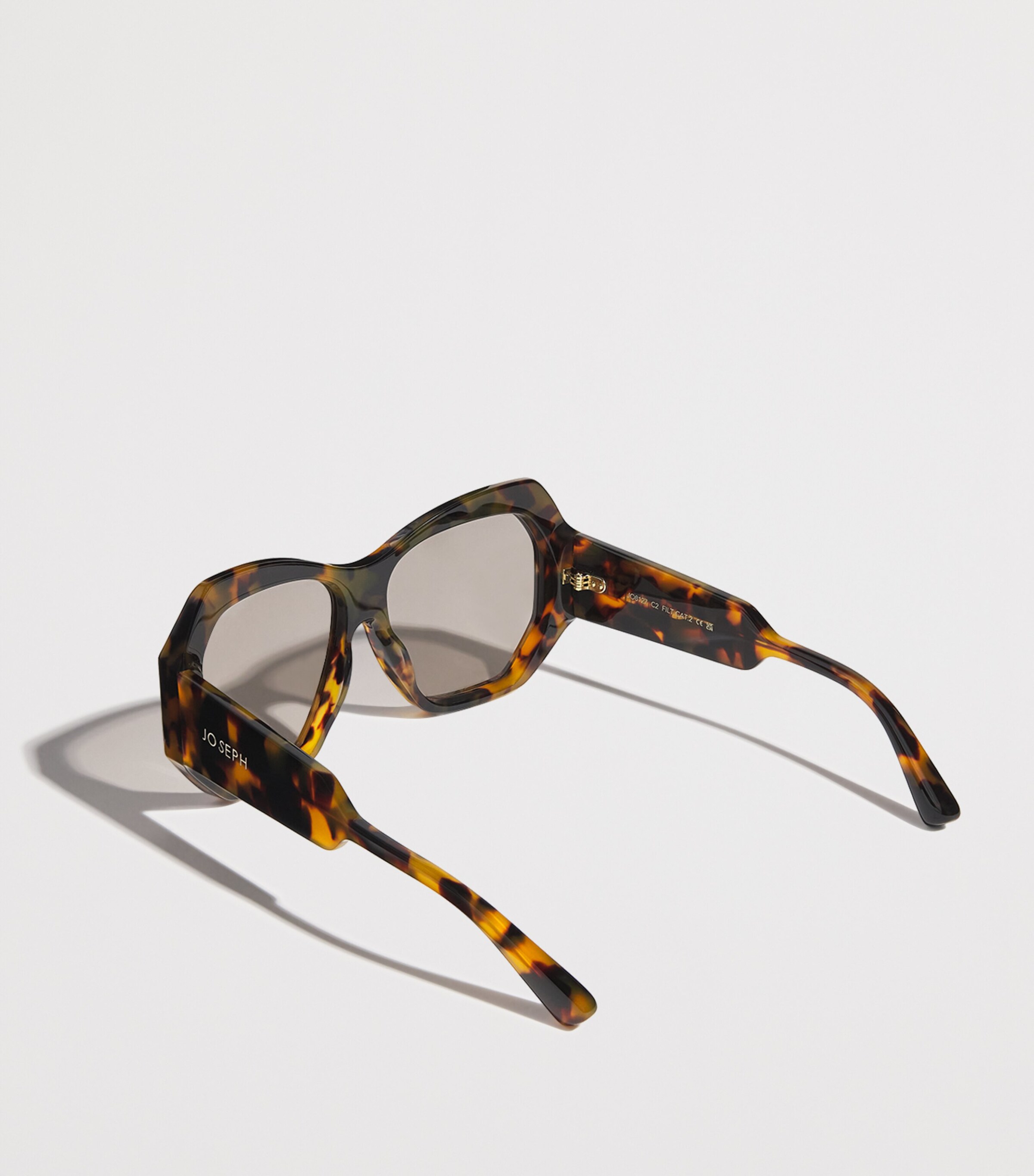 Joseph Butterfly Slima Sunglasses Tortoise Image 3
