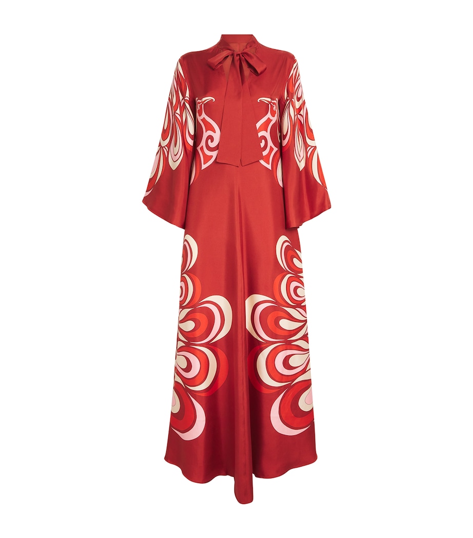 Silk Magnifico Maxi Dress RE02 PHOENIX PLACEE Image 1