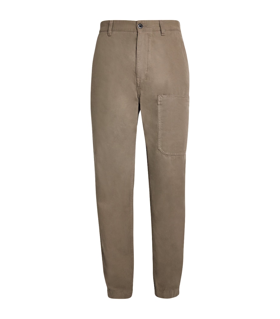 Cotton Drill Cargo Trousers 356 FALLEN ROCK Image 1