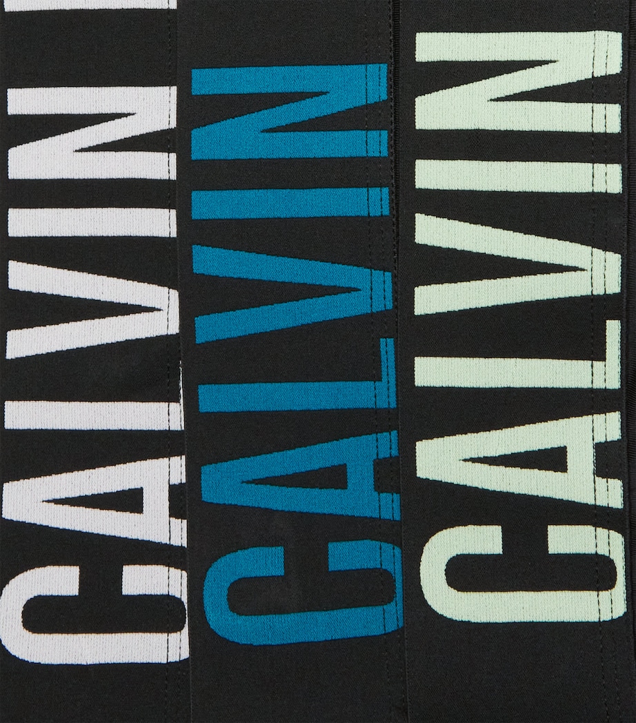 Intense Power Microfibre Stretch Hip Briefs (Pack of 3) ZDJBLACK W/ WHITE Image 5