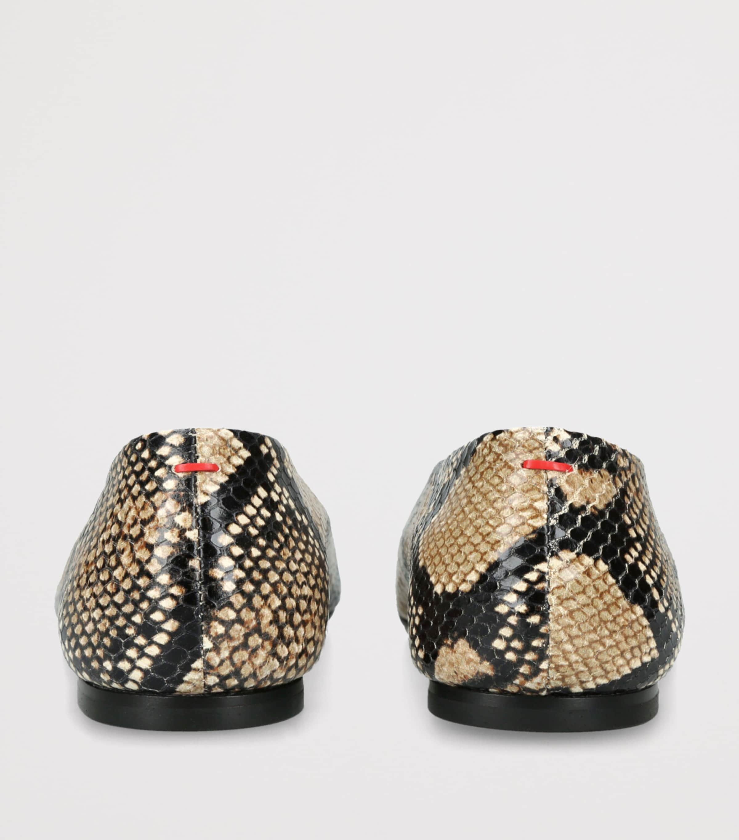 Snakeskin-Effect Leather Betty Ballet Flats MULT/OTHER Image 2