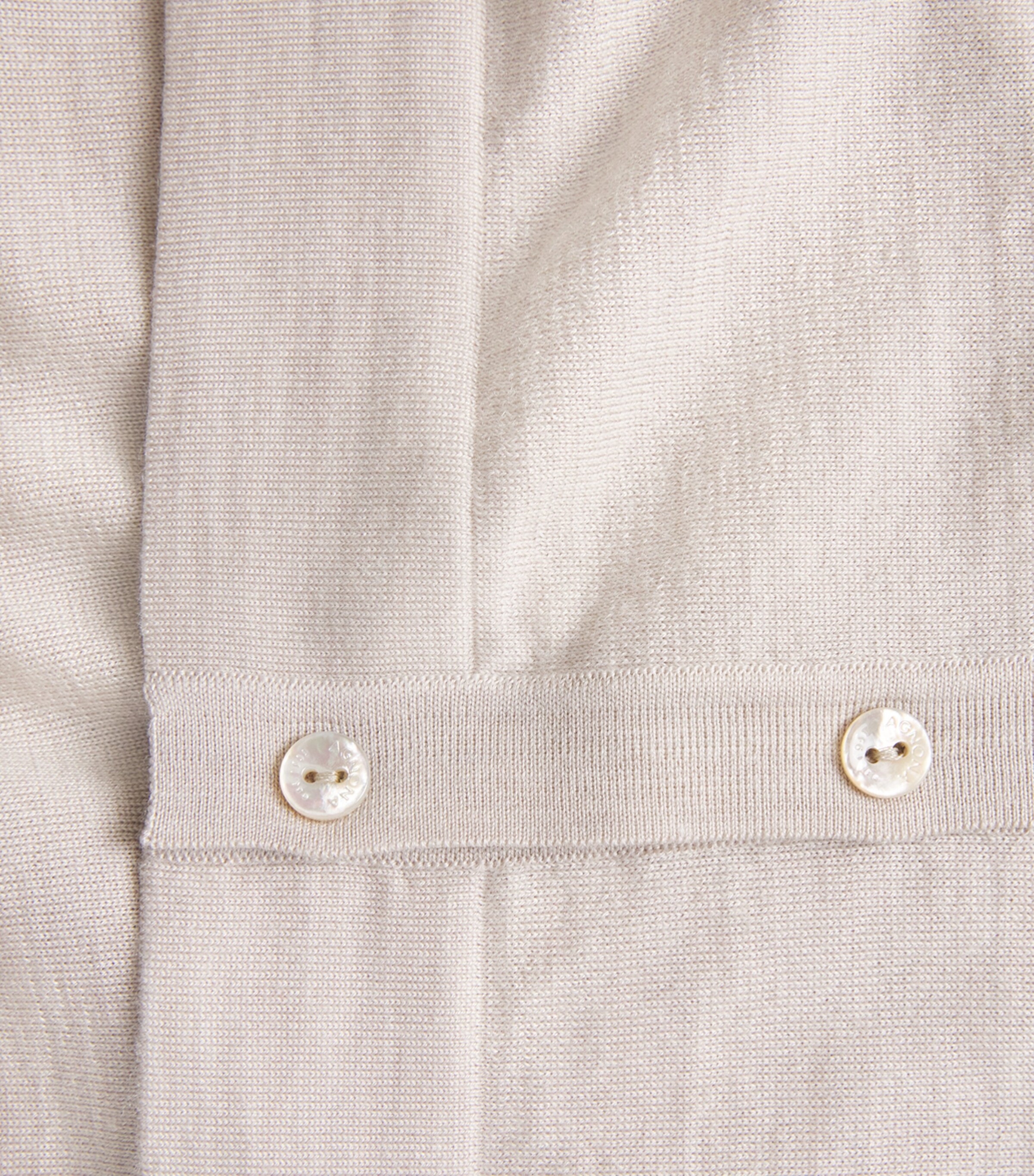 Agnona Womens Wool-Silk-Cashmere Cardigan Beige Greige Image 6