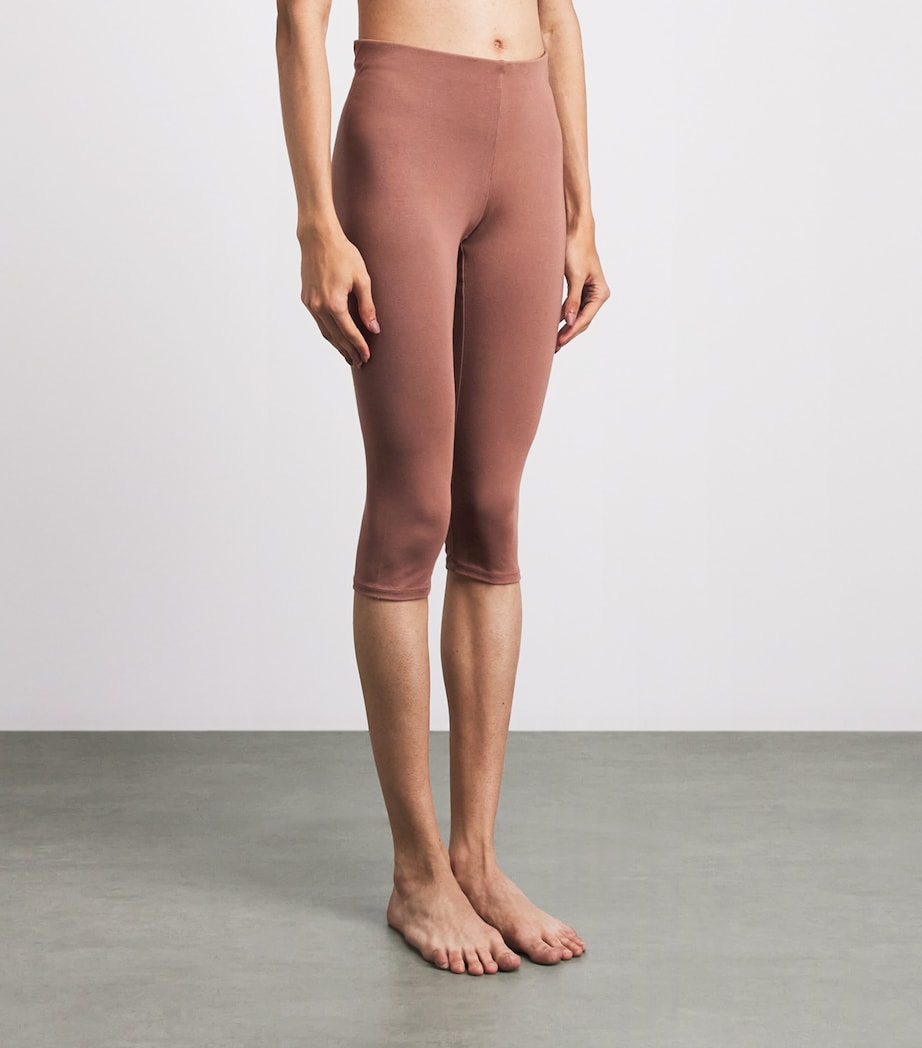 Skims Womens Smooth Layers Capris Nutmeg Image 4