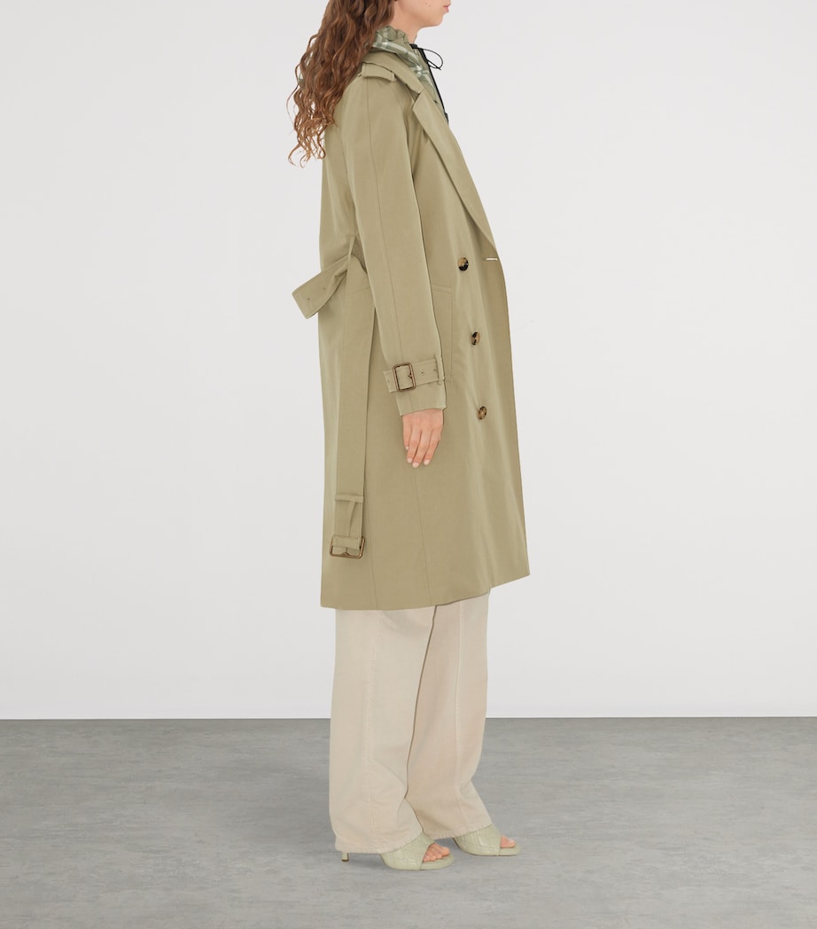 Gabardine Long Trench Coat SKYLARK Image 5