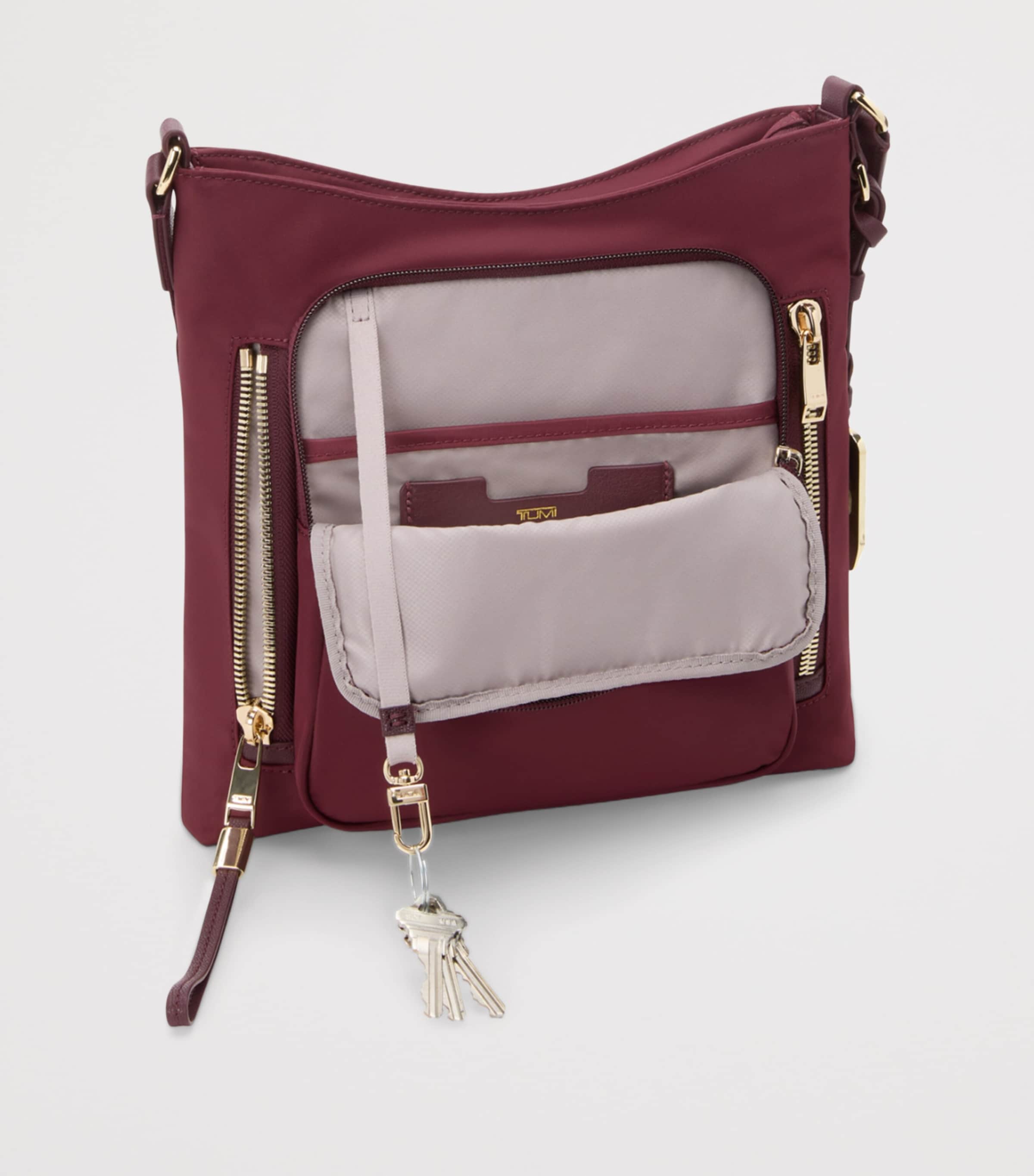 Nylon Voyageur Tyler Cross-Body Bag WINE 1918 Image 3