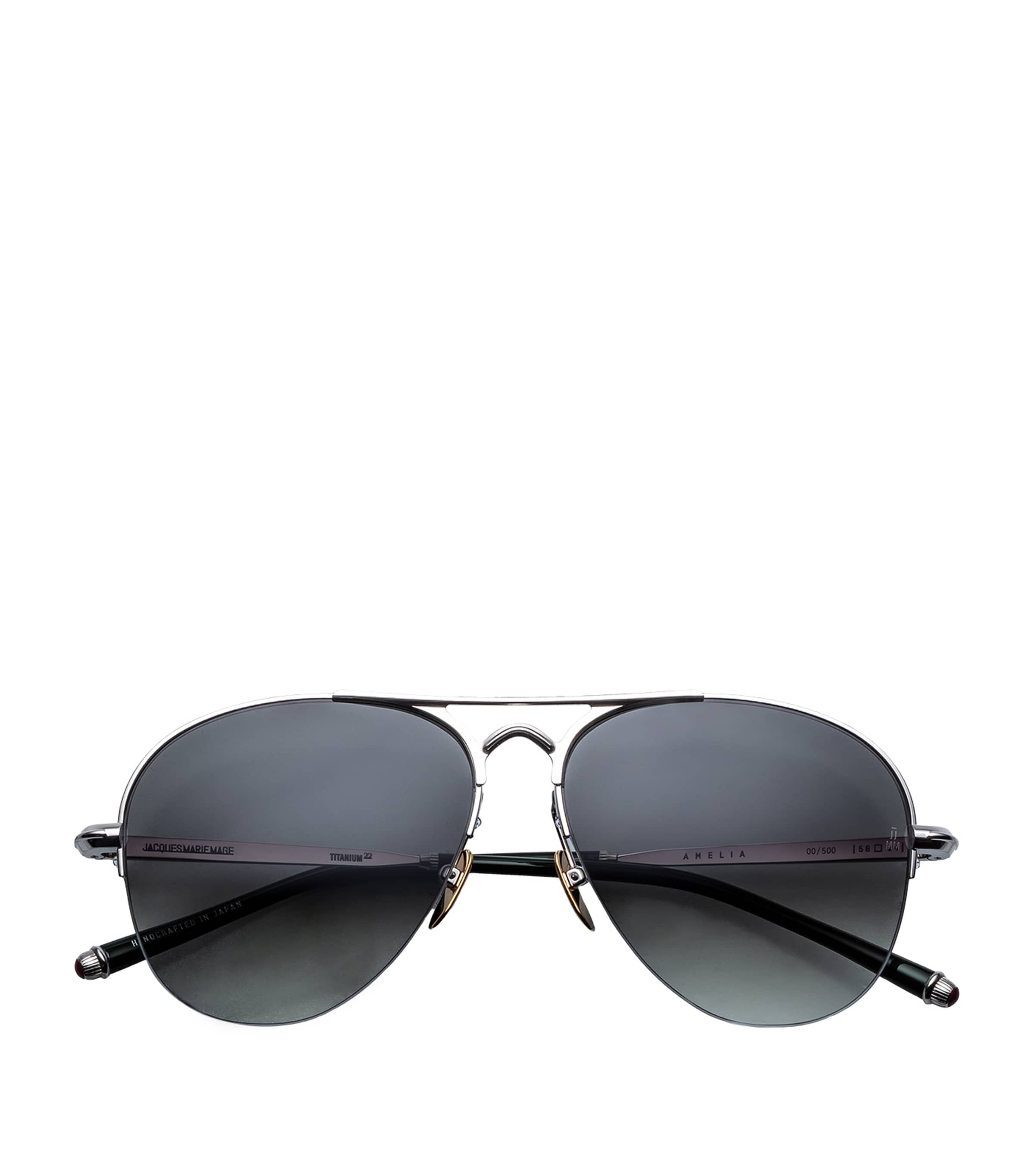 Jacques Marie Mage Metal Amelia Aviator Sunglasses | Men New In | Holiday Shop | Mens | Sunglasses | Men Accessories | Designers | Jacques Marie Mage | Mens Accessories