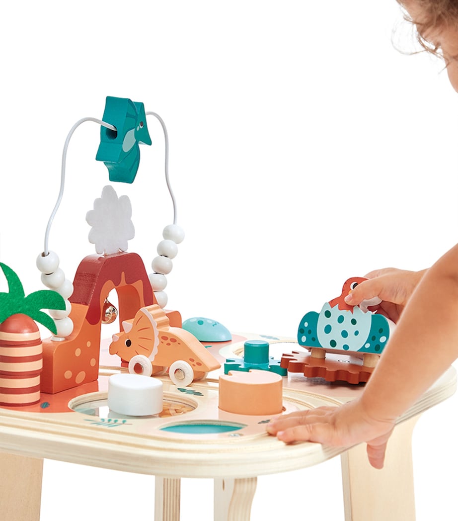 Wooden Dinosaur Activity Table MULTI Image 4