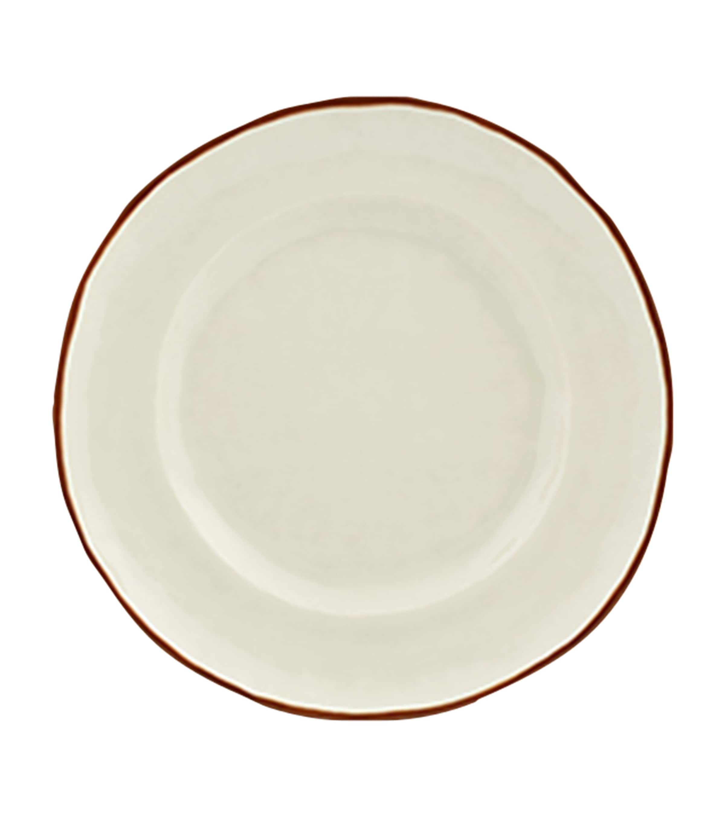 Bordallo Pinheiro Tropical Fruits Coconut Dessert Plate In Brown