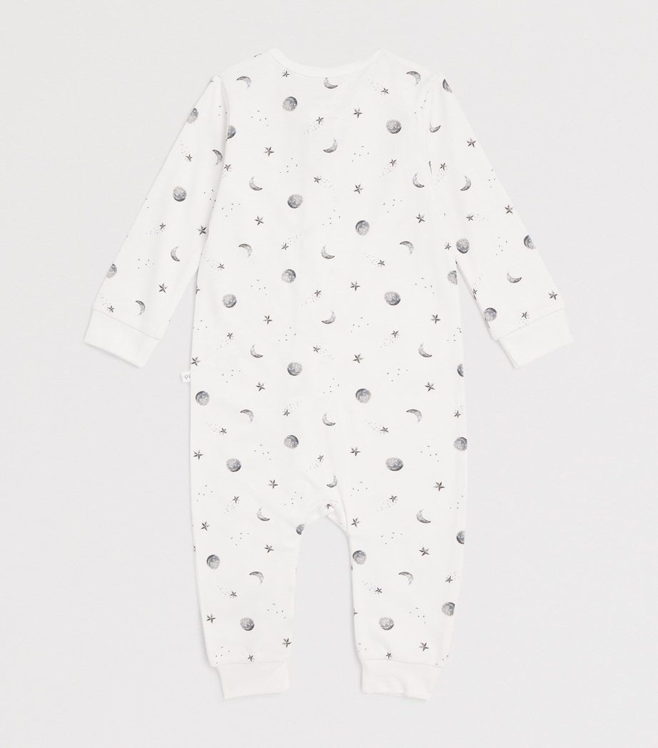 Rosa & Blue Starlit Moon All-In-One (12-18 Months) White Image 2