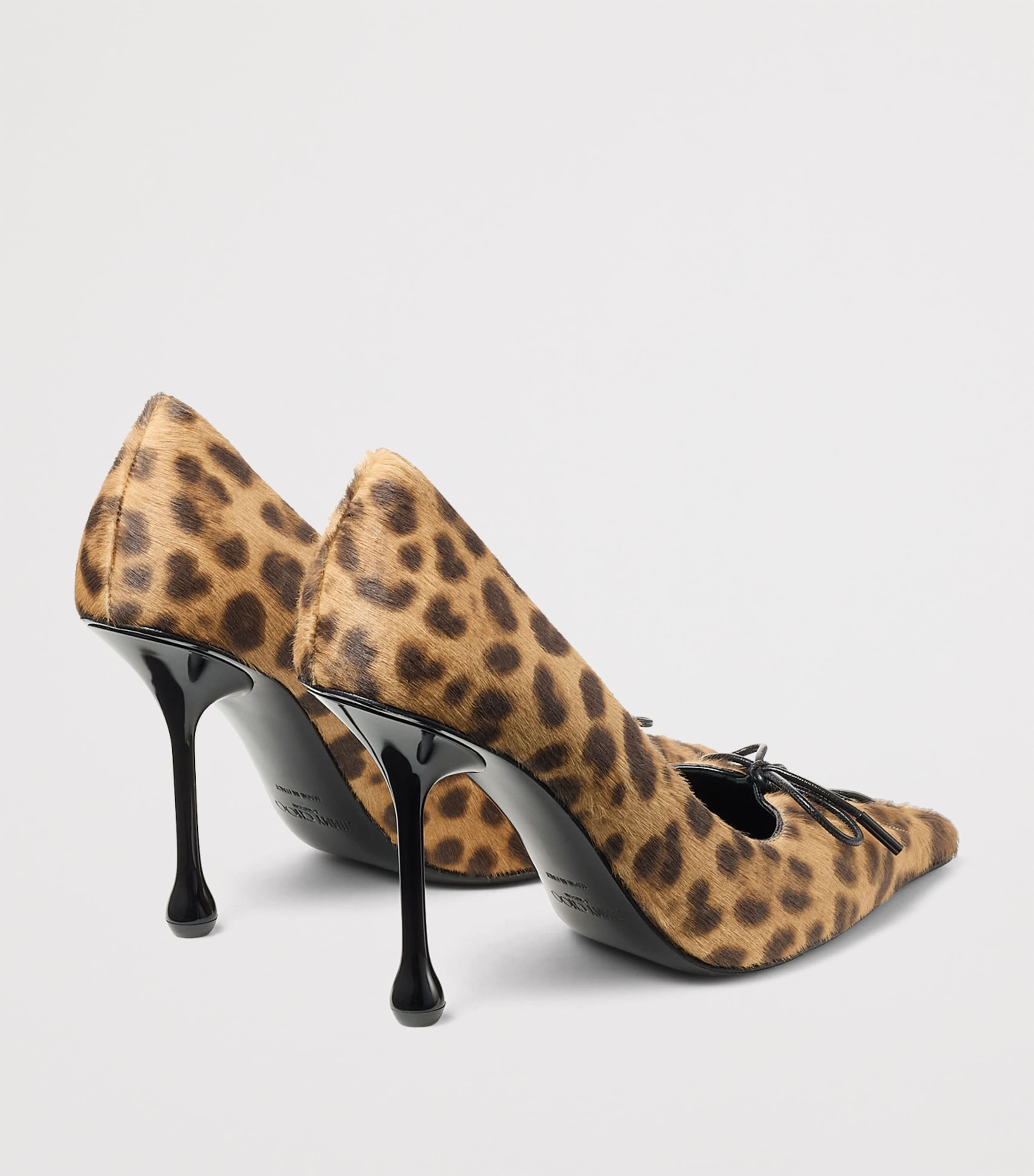Jimmy Choo Scarlet 95 Calf Hair Pumps Natural Image 4