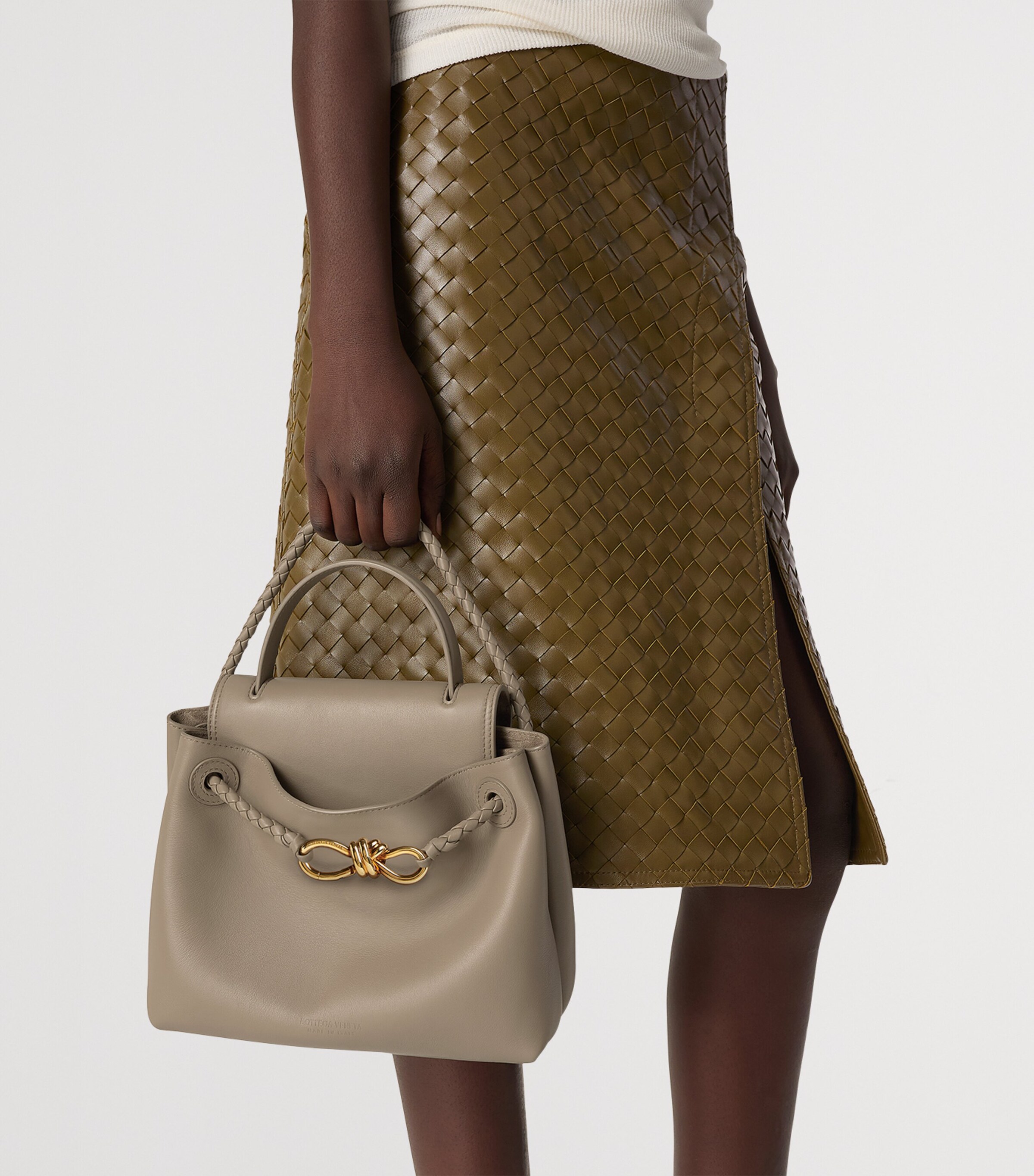 Bottega Veneta Small Leather Ciao Ciao Tote Bag Image 8