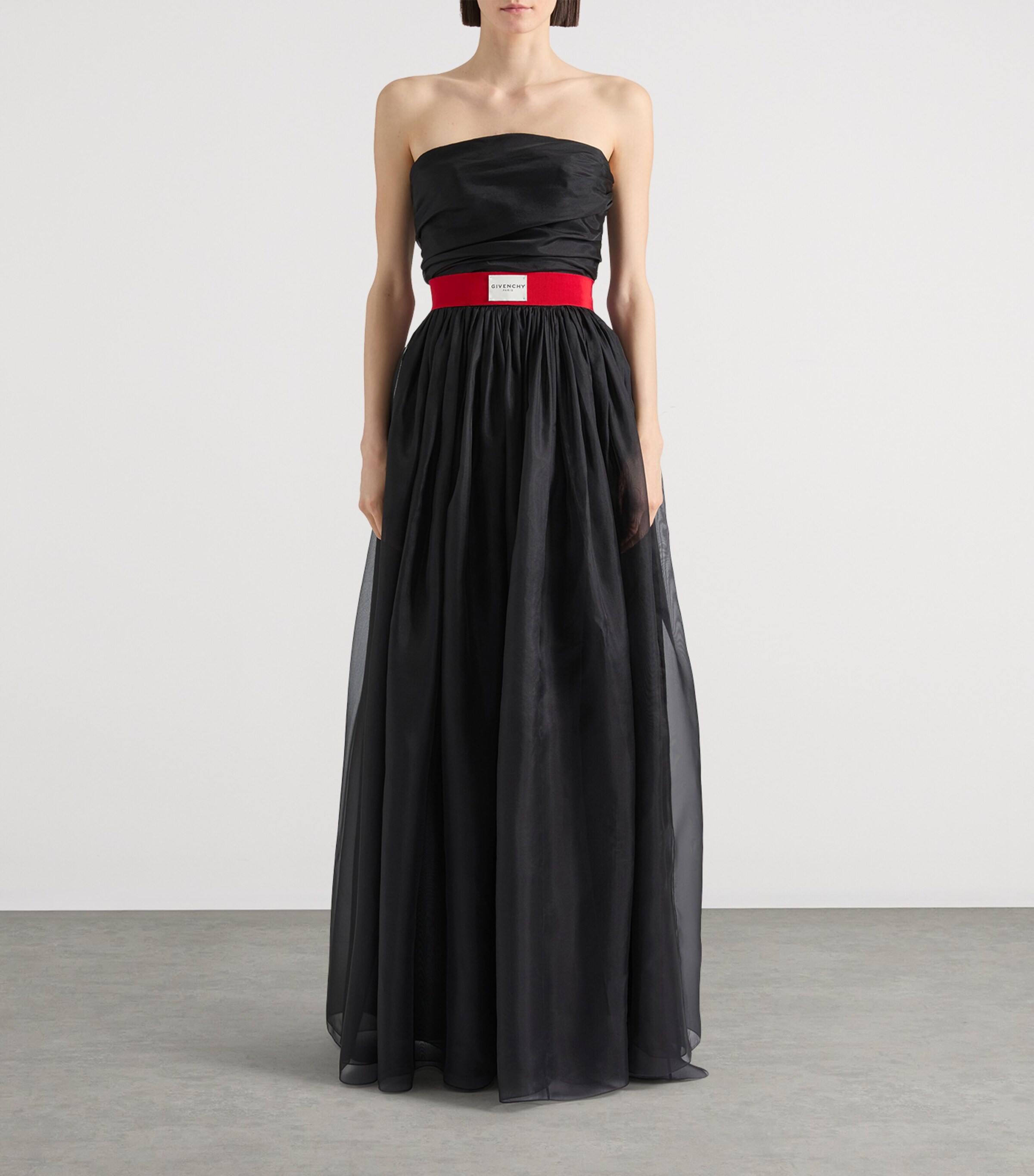 Bustier Maxi Dress BLACK Image 2