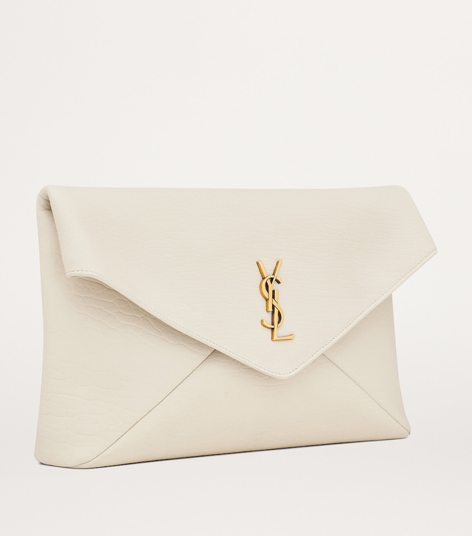 Saint Laurent Leather Cassandre Envelope Pouch Image 4
