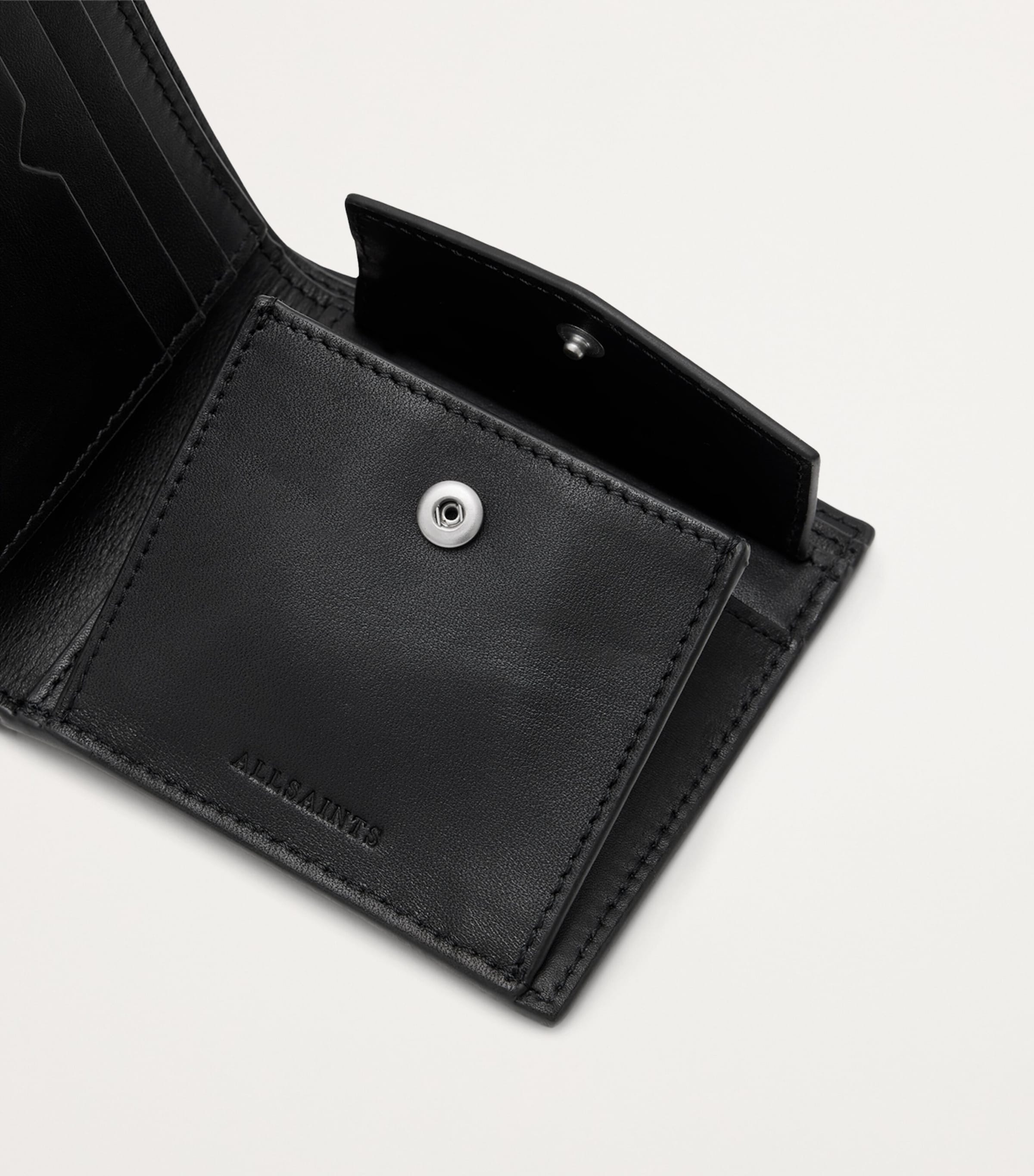 Calfskin Delph Bifold Wallet BLACK Image 4