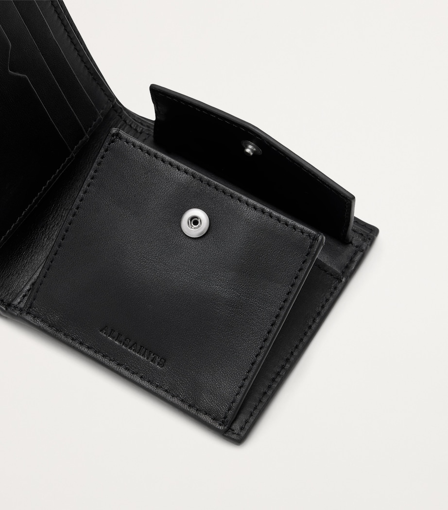 Calfskin Delph Bifold Wallet BLACK Image 4