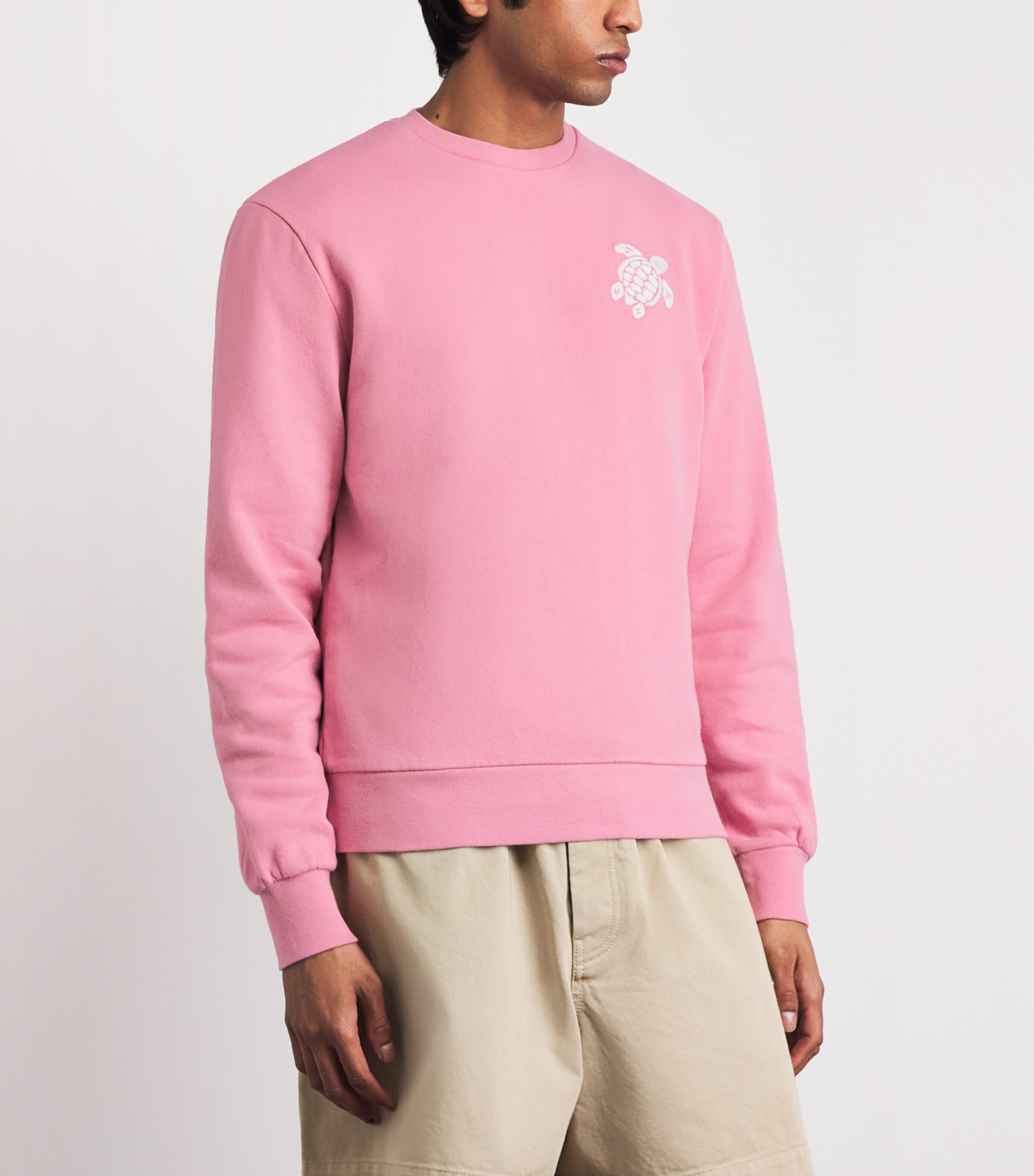 Vilebrequin Mens Embroidered Jorasses Sweatshirt Boudoir Image 4