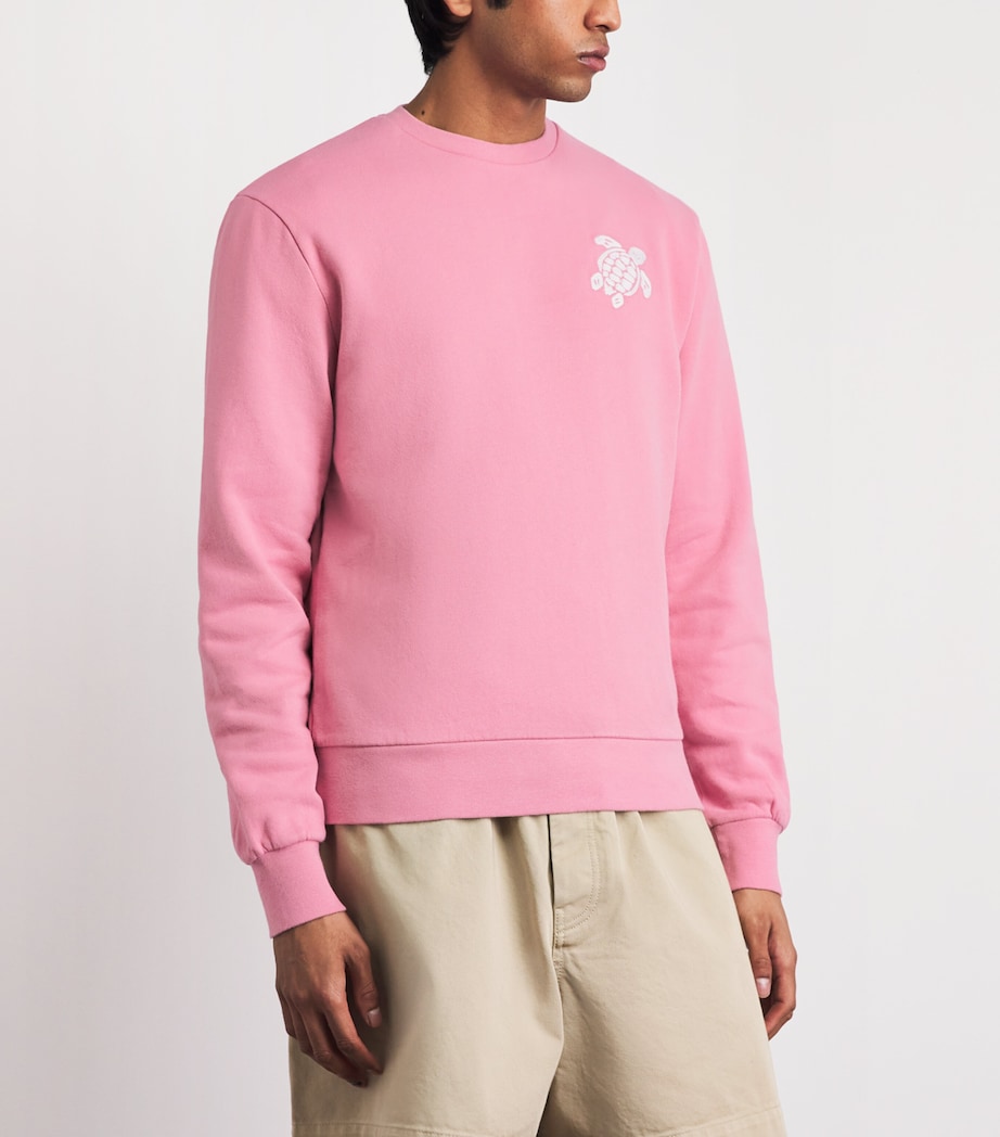 Vilebrequin Mens Embroidered Jorasses Sweatshirt Boudoir Image 4