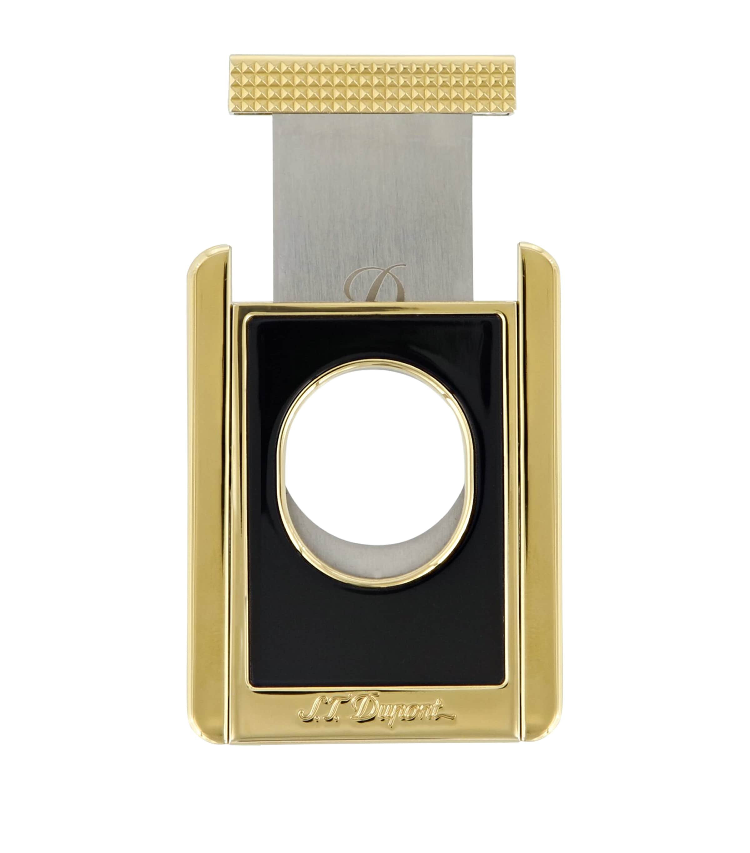 Shop St Dupont Standing Cigar Cutter In Black