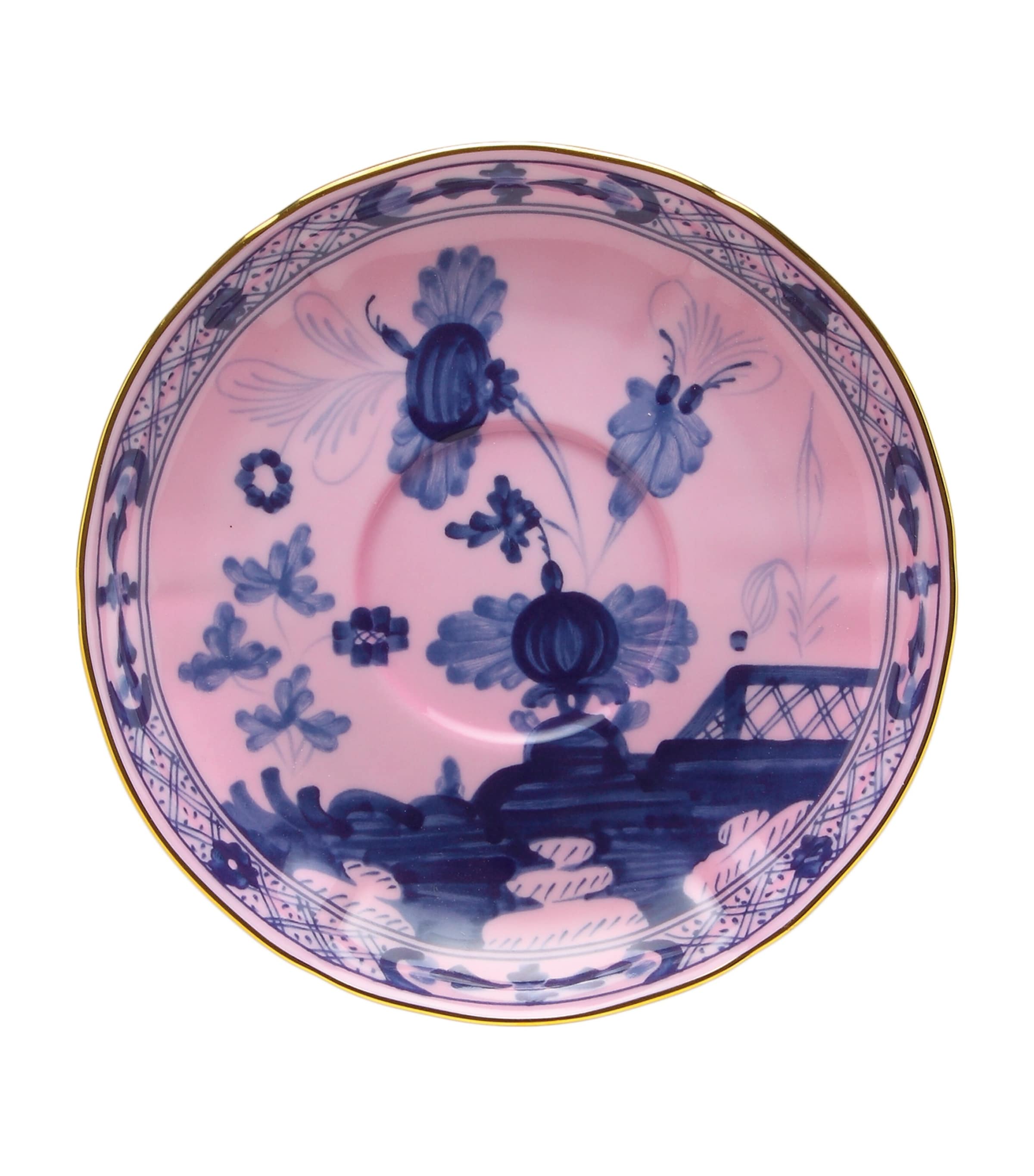 GINORI 1735 Oriente Italiano Azalea Espresso Cup Saucer (13.5cm) | Dining | Tableware | Tea Cups & Saucers
