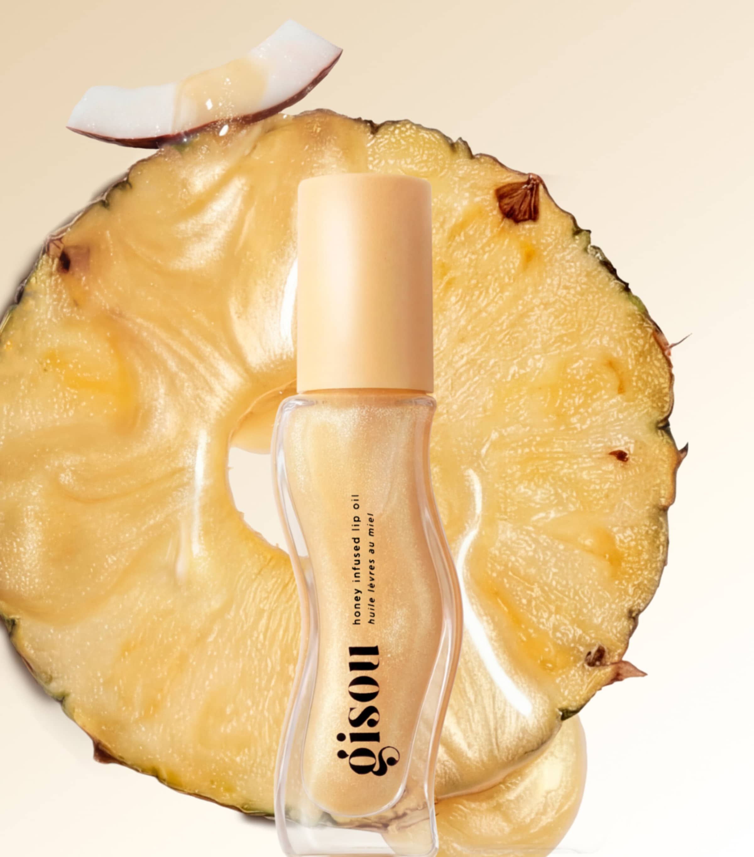Gisou Honey Infused Lip Oil Pineapple Pout Image 6