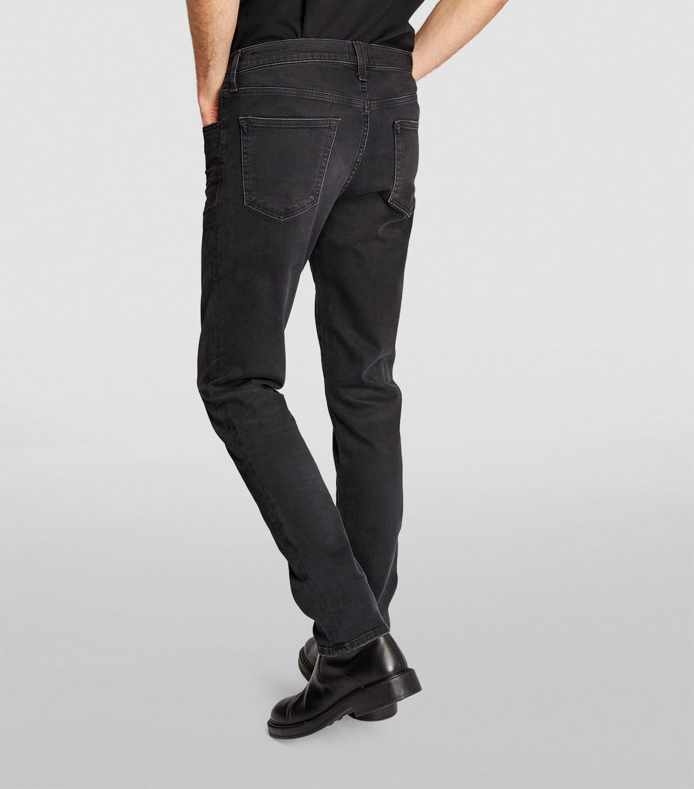 London Slim Tapered Jeans DARK STORM Image 4